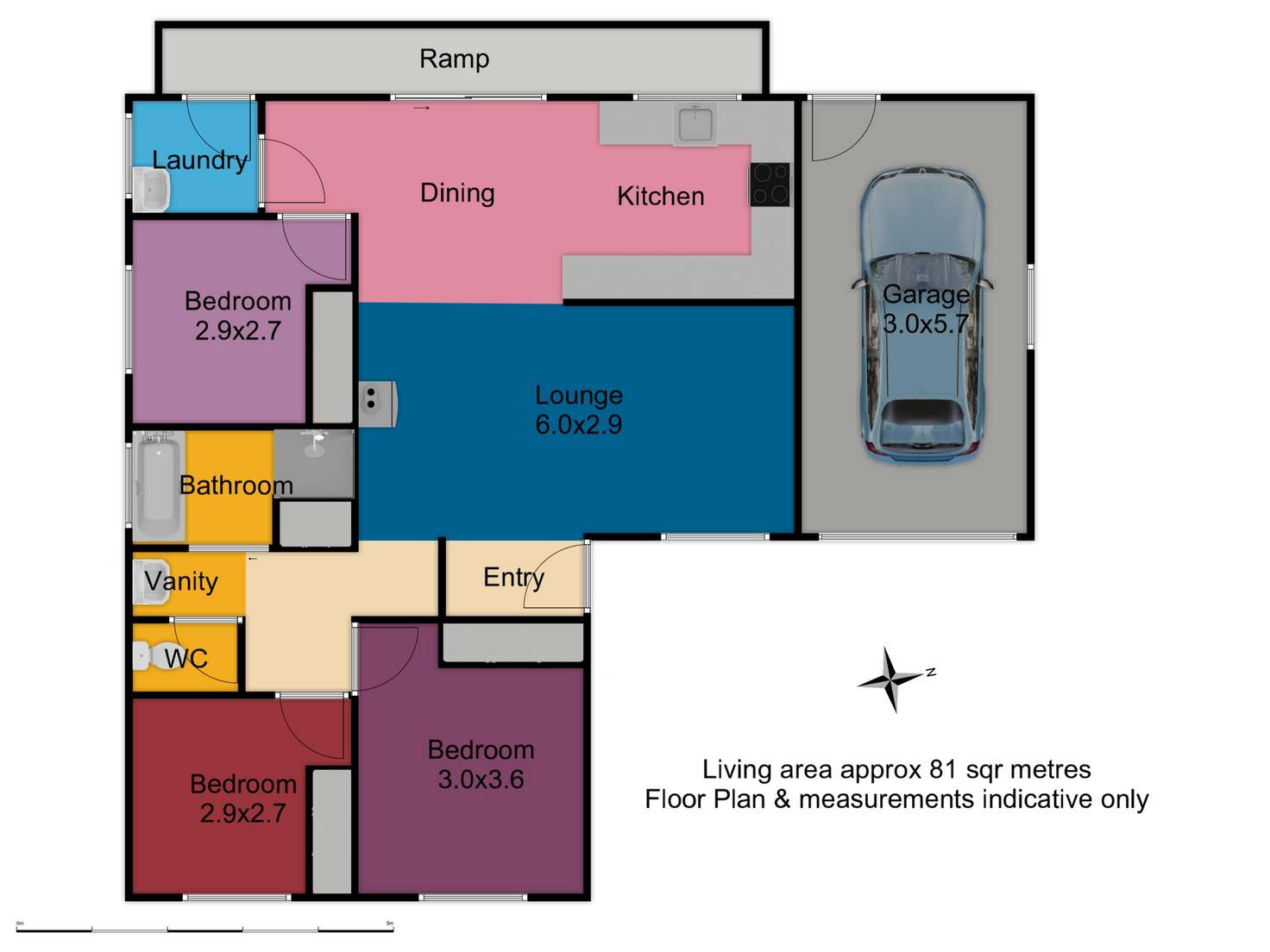 Floorplan of Homely house listing, 5 Rosewood Avenue, Orange NSW 2800