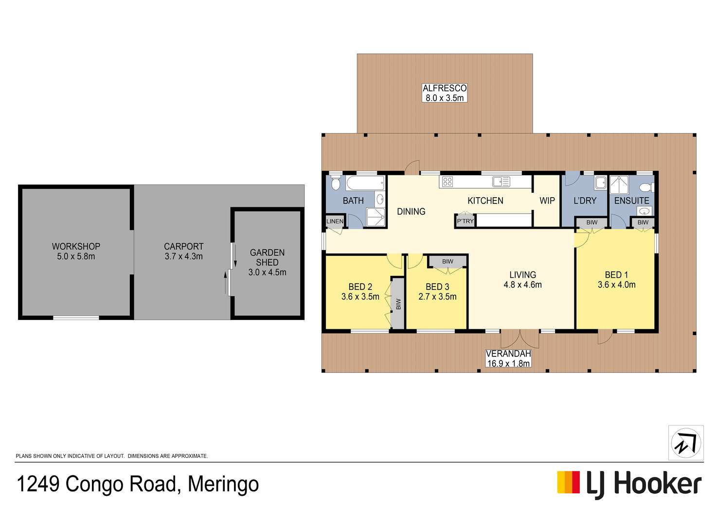 Floorplan of Homely house listing, 1249 Congo Road, Meringo NSW 2537