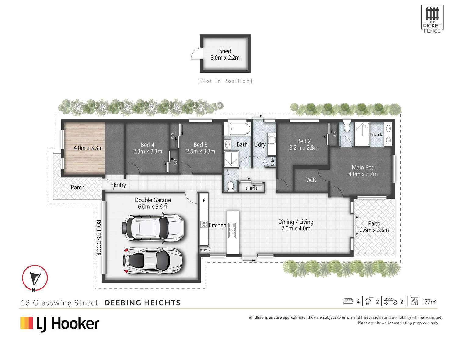 Floorplan of Homely house listing, 13 Glasswing Street, Deebing Heights QLD 4306