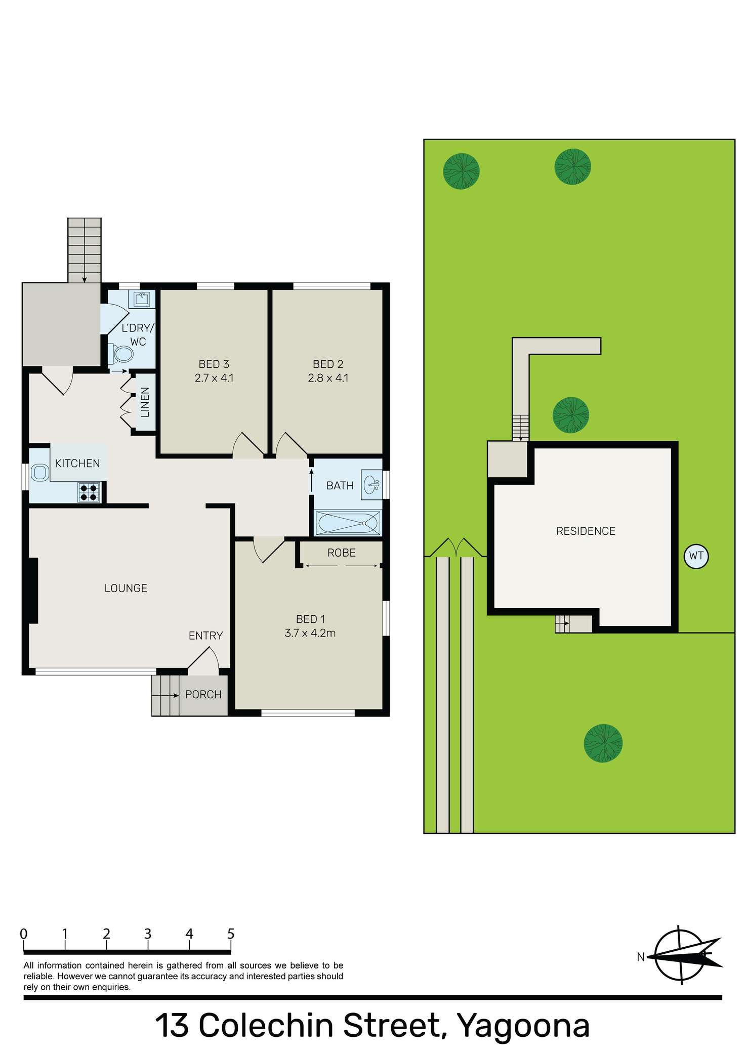 Floorplan of Homely house listing, 13 Colechin Street, Yagoona NSW 2199
