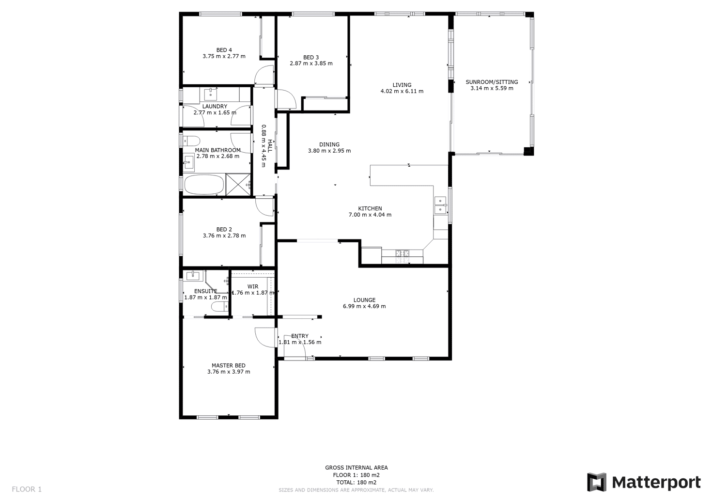 Floorplan of Homely house listing, 88 Diamond Drive, Orange NSW 2800