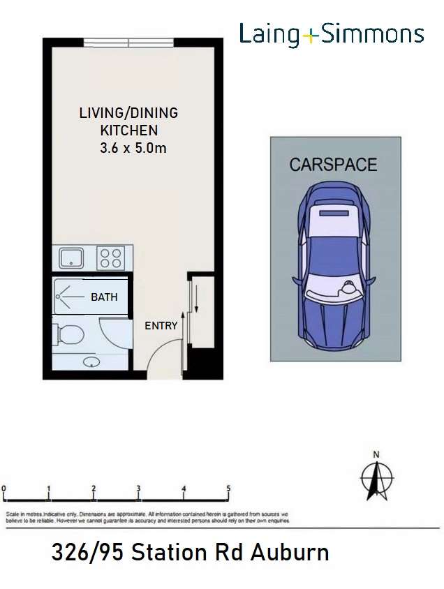 Floorplan of Homely unit listing, 326/95 Station Road, Auburn NSW 2144