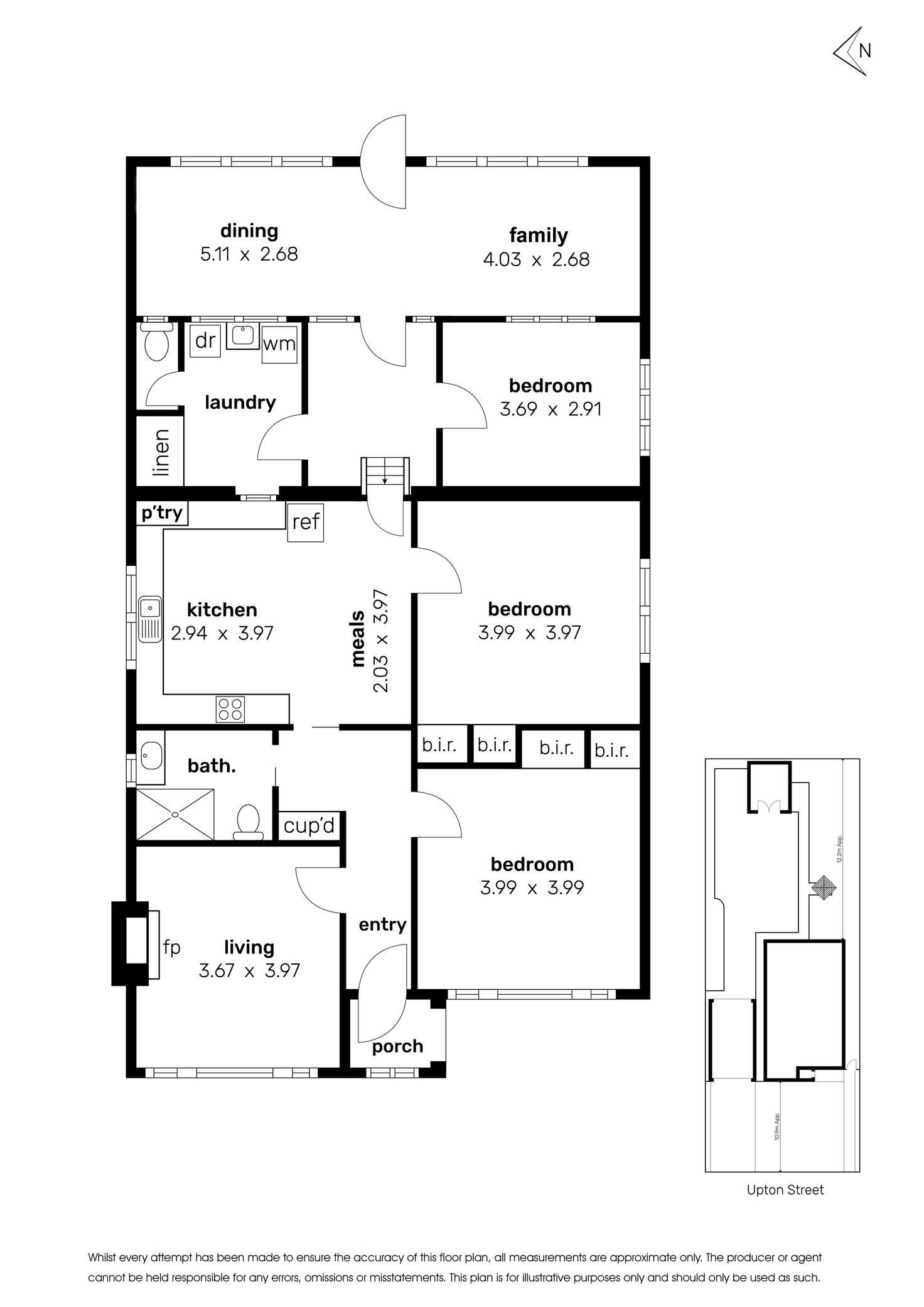 Floorplan of Homely house listing, 6 Upton Street, Altona VIC 3018