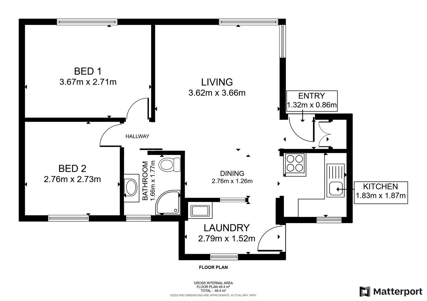 Floorplan of Homely house listing, 12 Kokoda Street, Orange NSW 2800