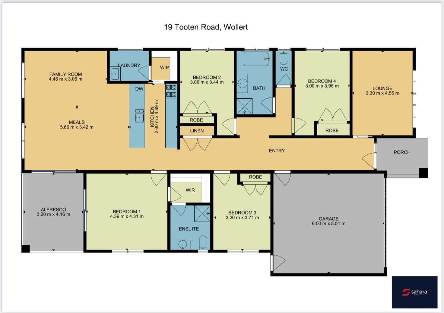 Floorplan of Homely house listing, 19 Tooten Road, Wollert VIC 3750