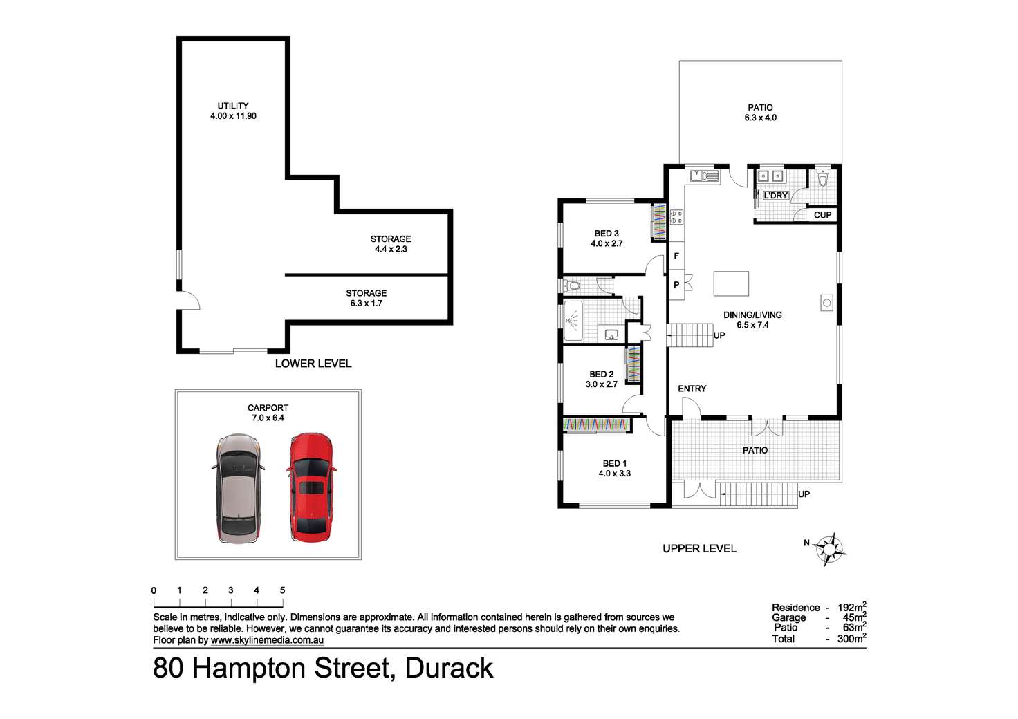Floorplan of Homely house listing, 80 Hampton Street, Durack QLD 4077