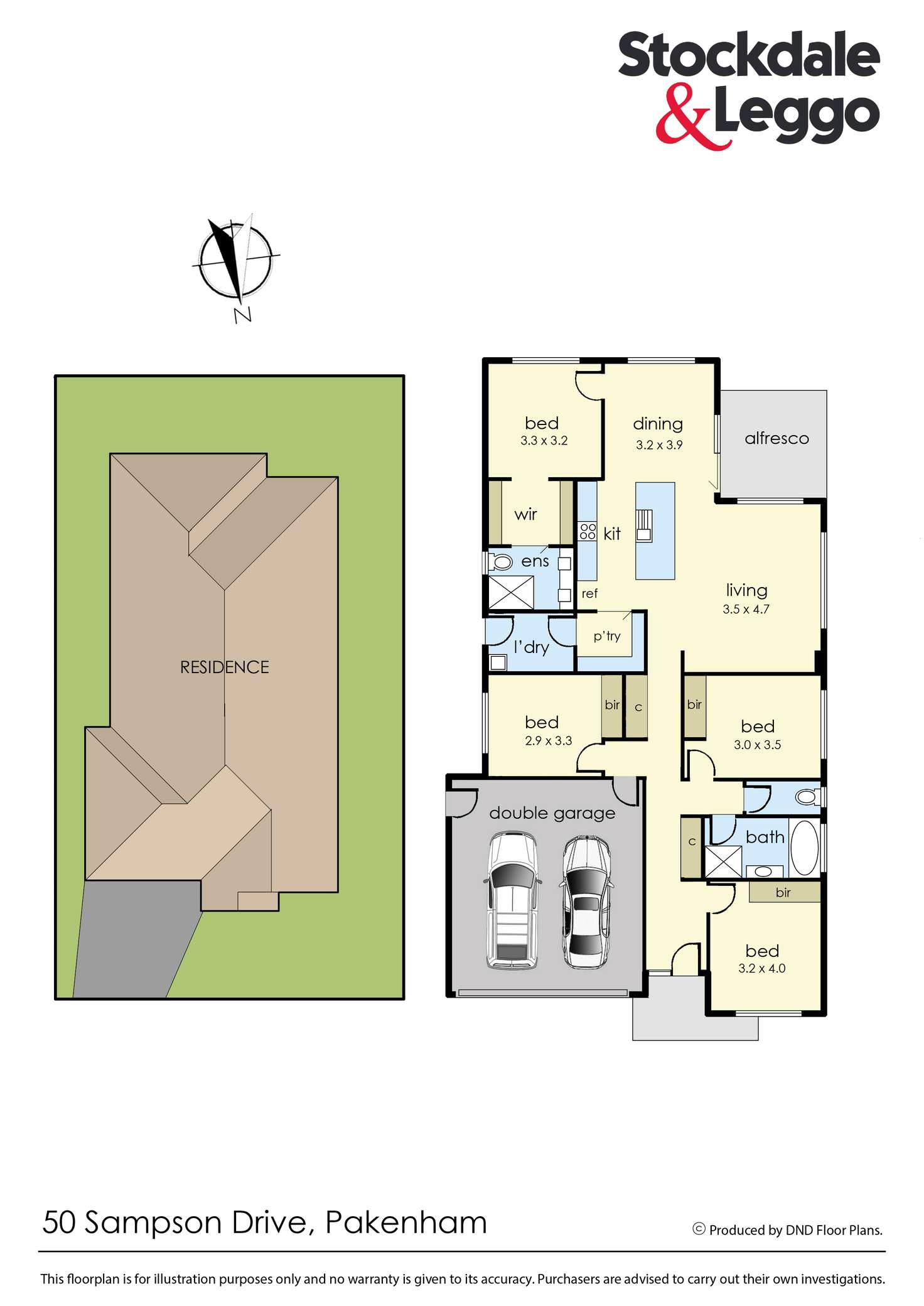 Floorplan of Homely house listing, 50 Sampson Drive, Pakenham VIC 3810