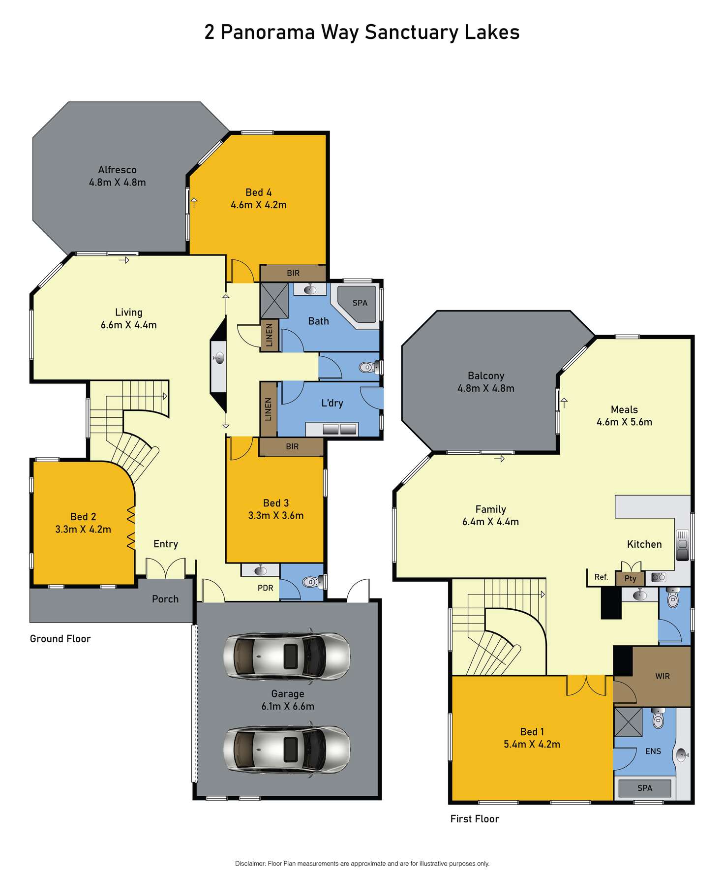 Floorplan of Homely house listing, 2 Panorama Way, Sanctuary Lakes VIC 3030