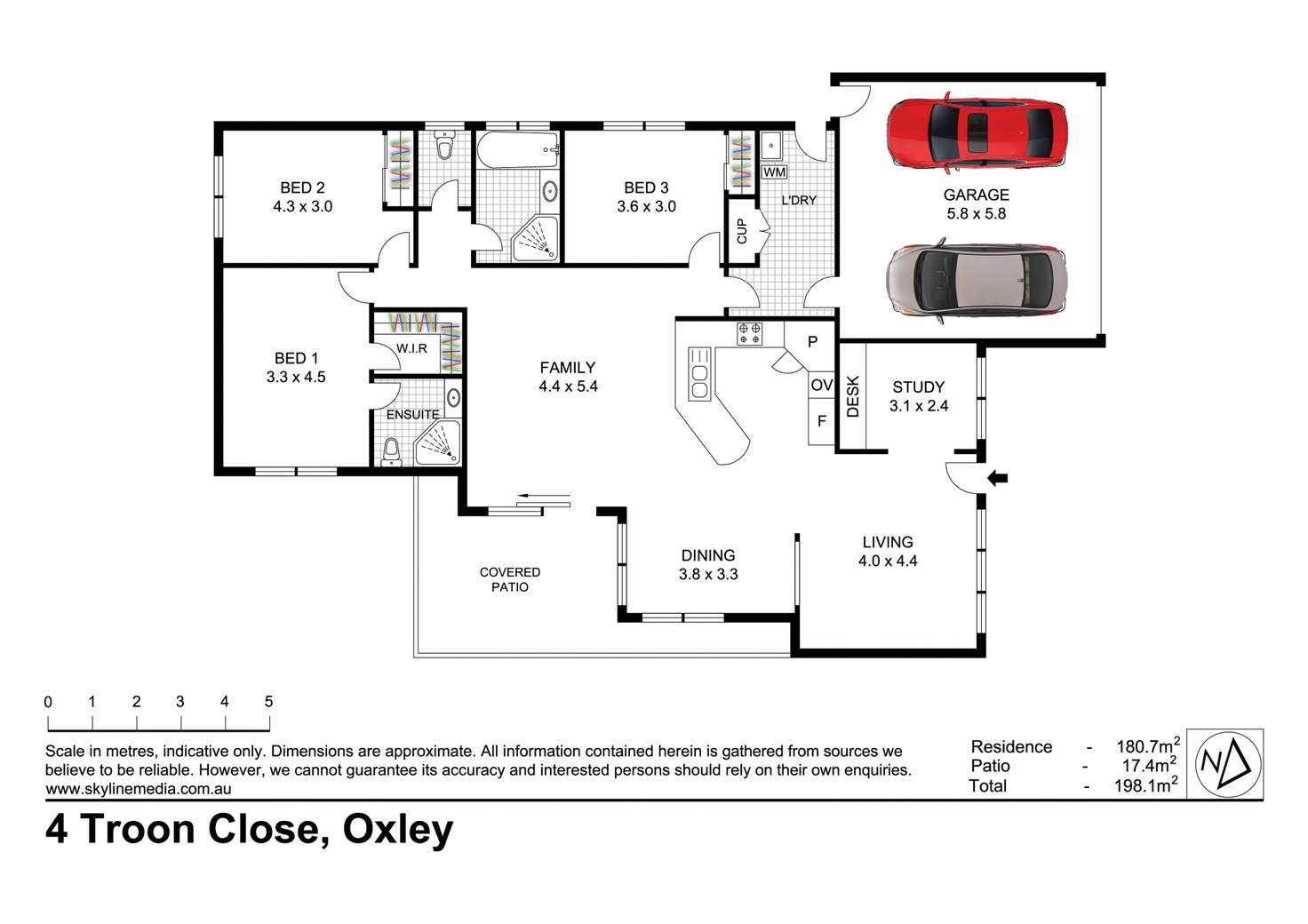 Floorplan of Homely house listing, 4 Troon Close, Oxley QLD 4075