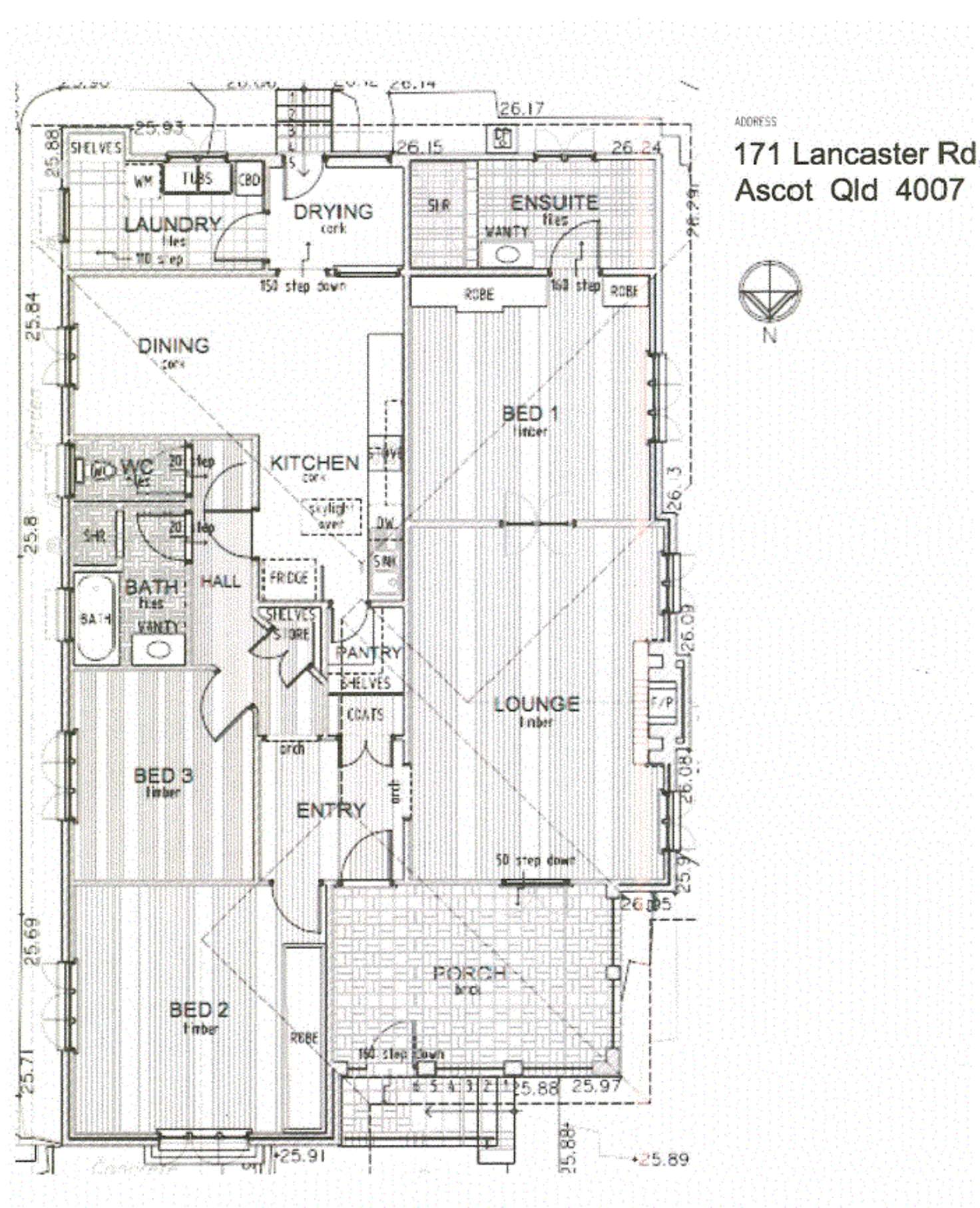 Floorplan of Homely house listing, 171 Lancaster Road, Ascot QLD 4007