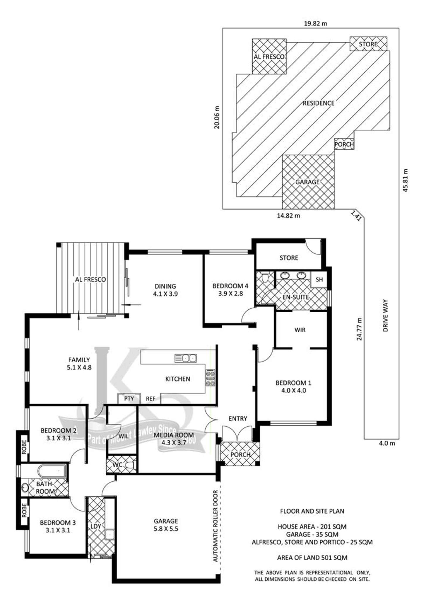 Floorplan of Homely house listing, 58A Homer Street, Dianella WA 6059
