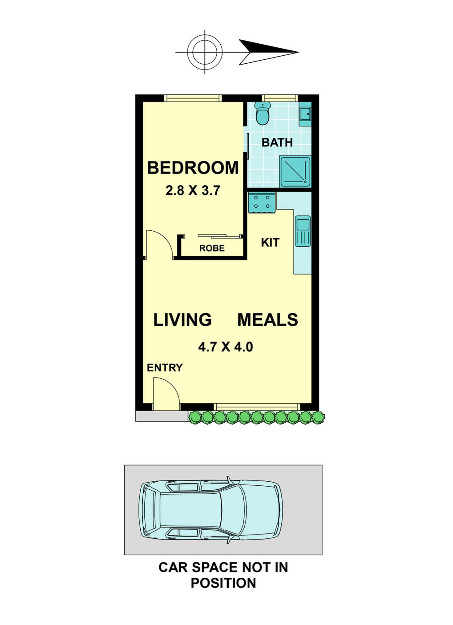 Floorplan of Homely villa listing, 2/18 MASCOMA STREET, Ascot Vale VIC 3032