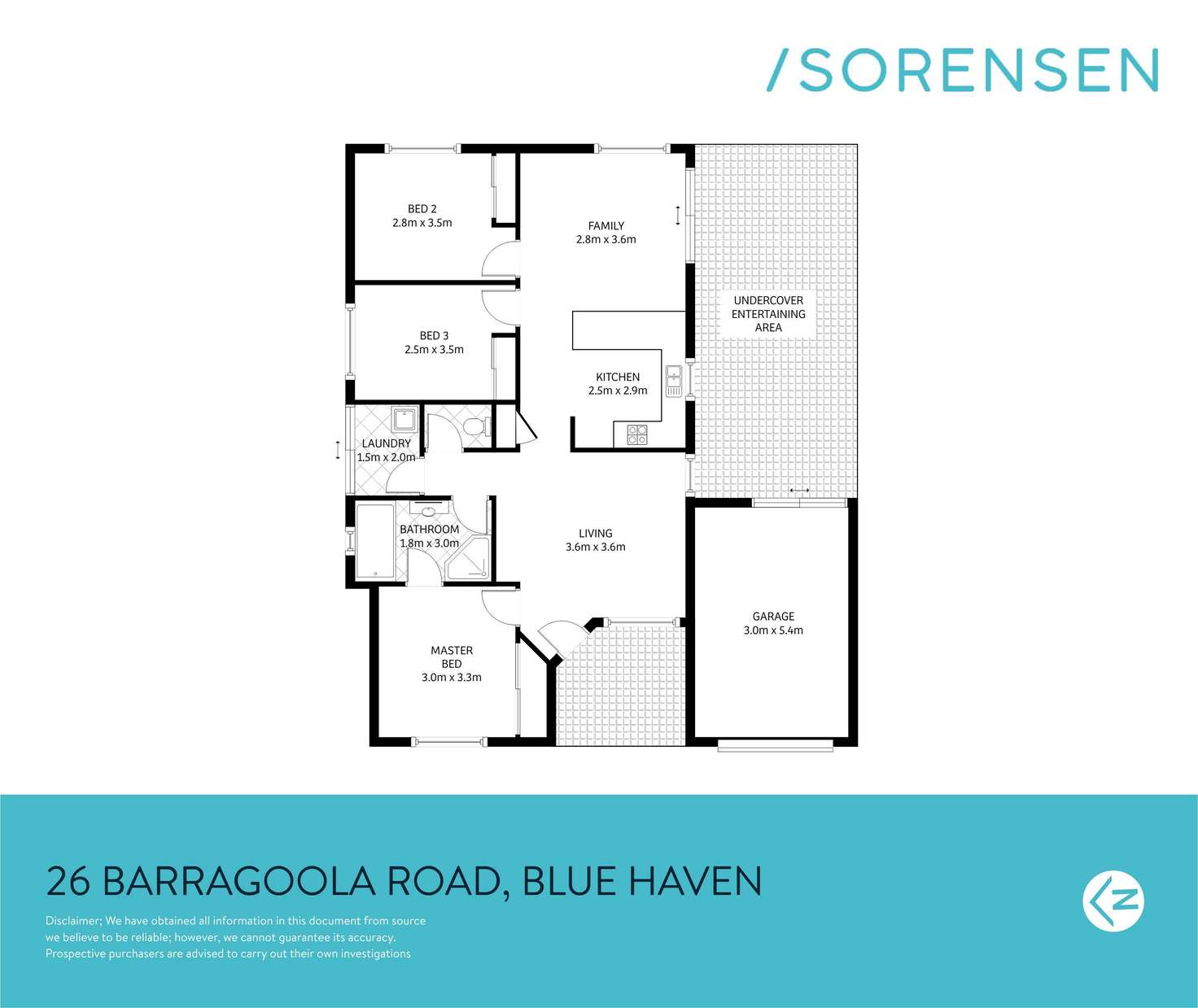 Floorplan of Homely house listing, 26 Barragoola Road, Blue Haven NSW 2262