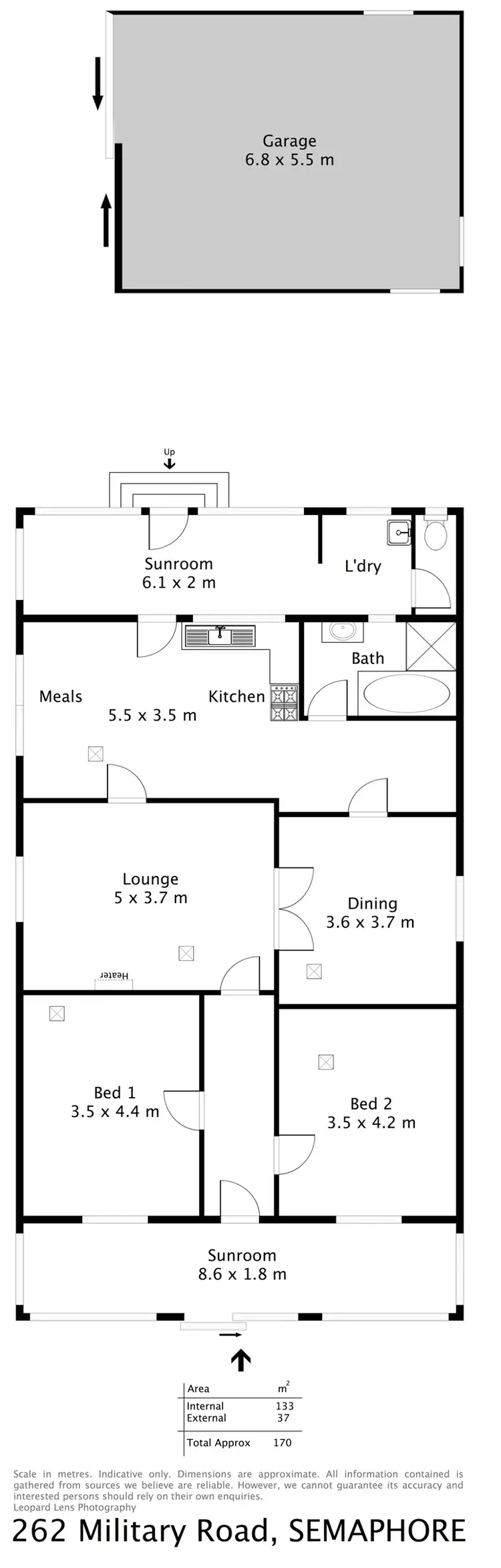 Floorplan of Homely house listing, 262 Military Road, Semaphore SA 5019