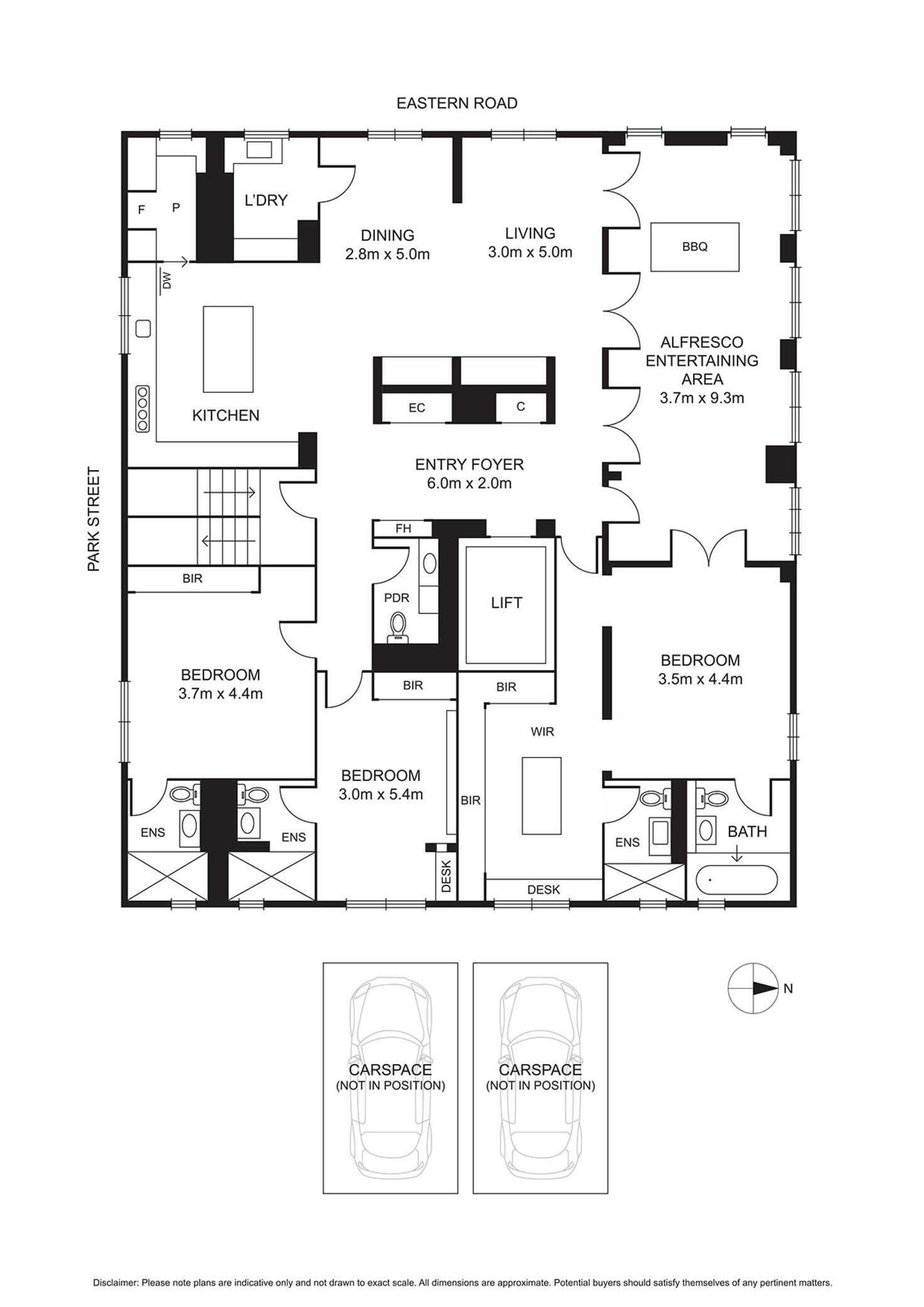 Floorplan of Homely apartment listing, 401/142 Park Street, South Melbourne VIC 3205