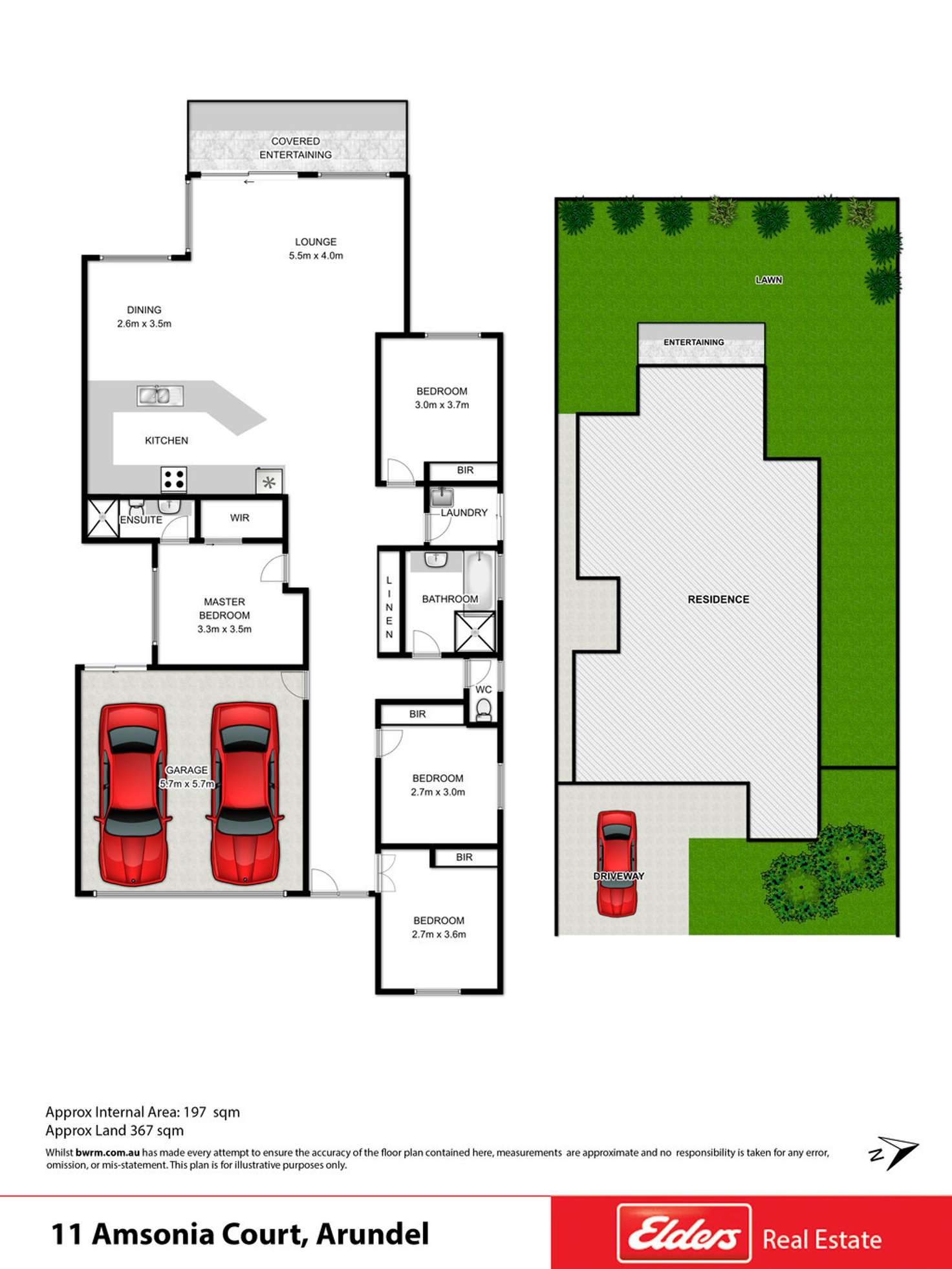Floorplan of Homely house listing, 11 Amsonia Court, Arundel QLD 4214