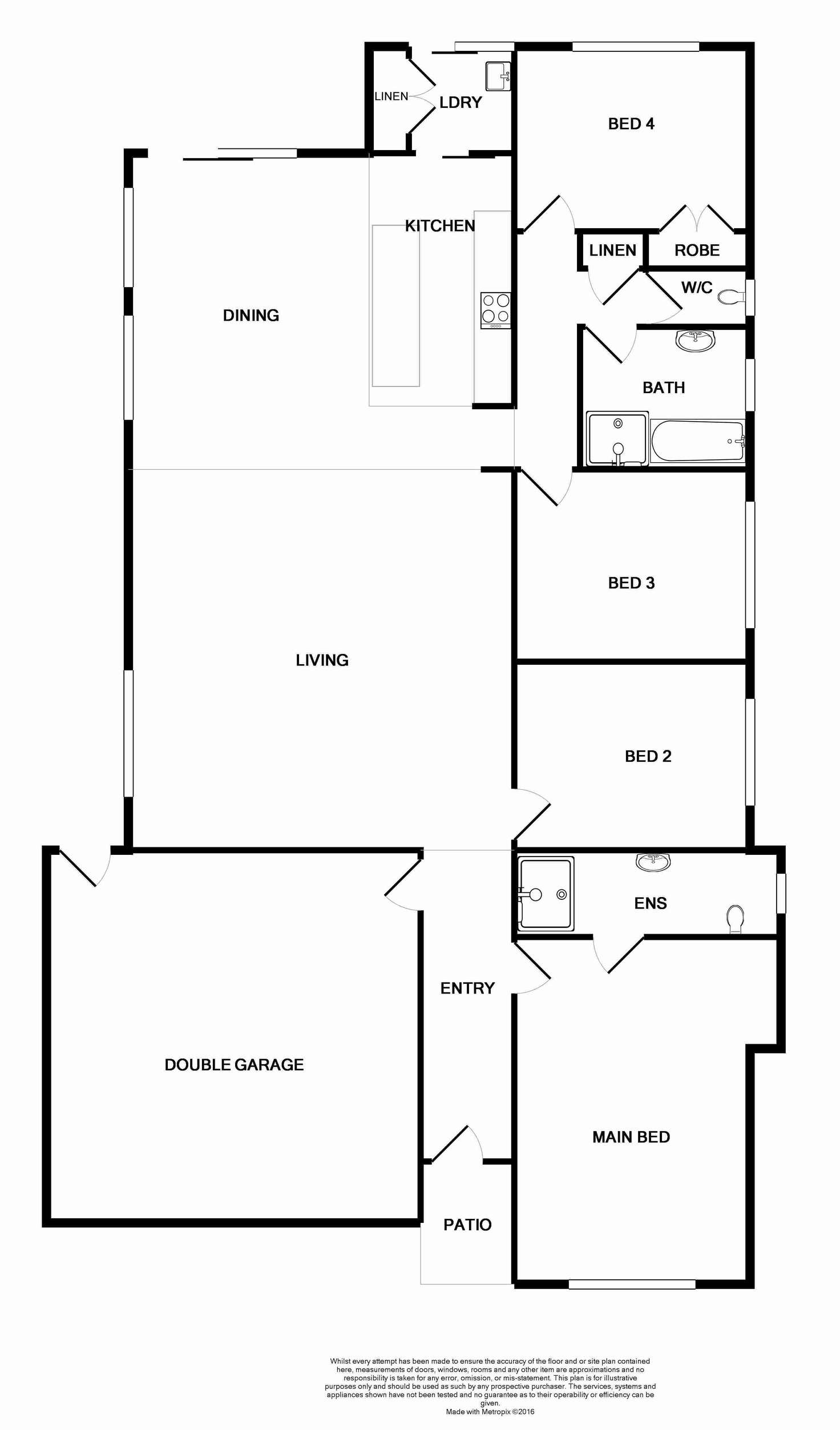 Floorplan of Homely house listing, 122 McKeachie Drive, Aberglasslyn NSW 2320