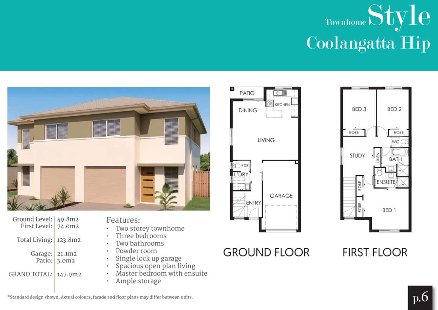 Floorplan of Homely townhouse listing, 54 grahams road, Strathpine QLD 4500