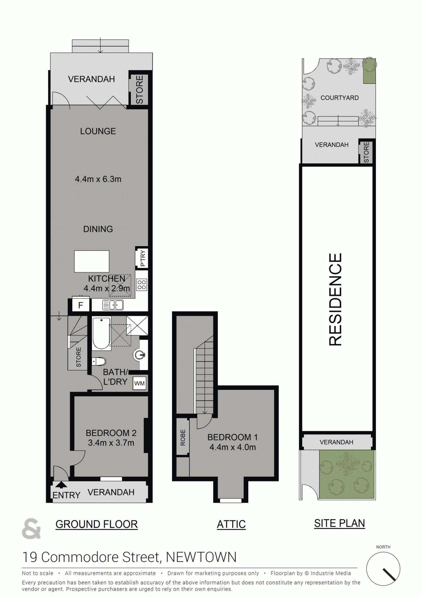 Floorplan of Homely house listing, 19 Commodore Street, Newtown NSW 2042