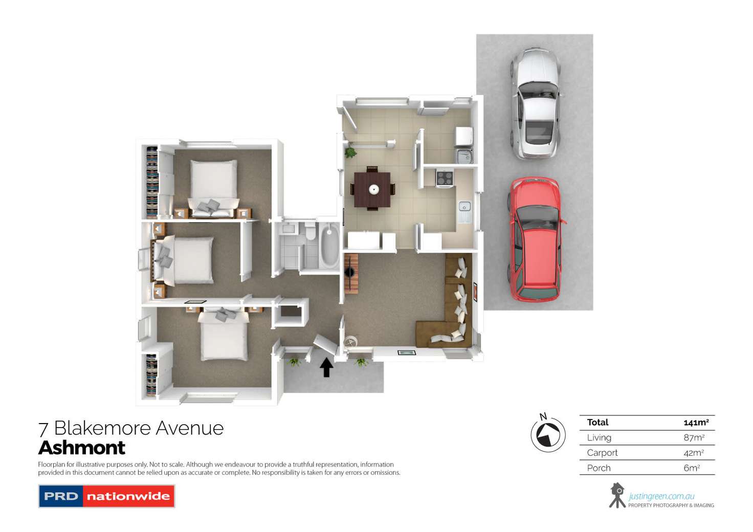 Floorplan of Homely house listing, 7 Blakemore Avenue, Ashmont NSW 2650