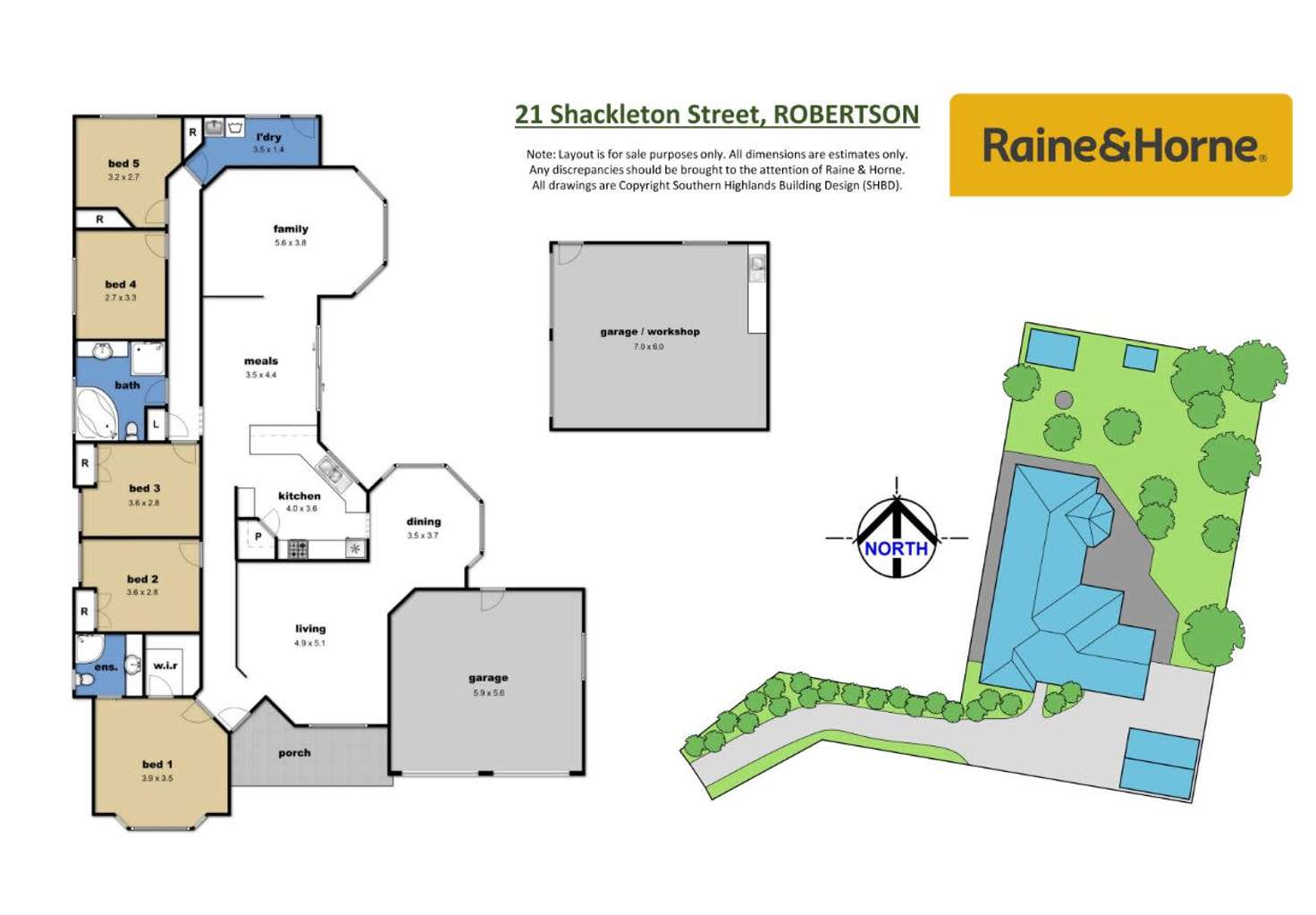 Floorplan of Homely house listing, 21 Shackleton Street, Robertson NSW 2577