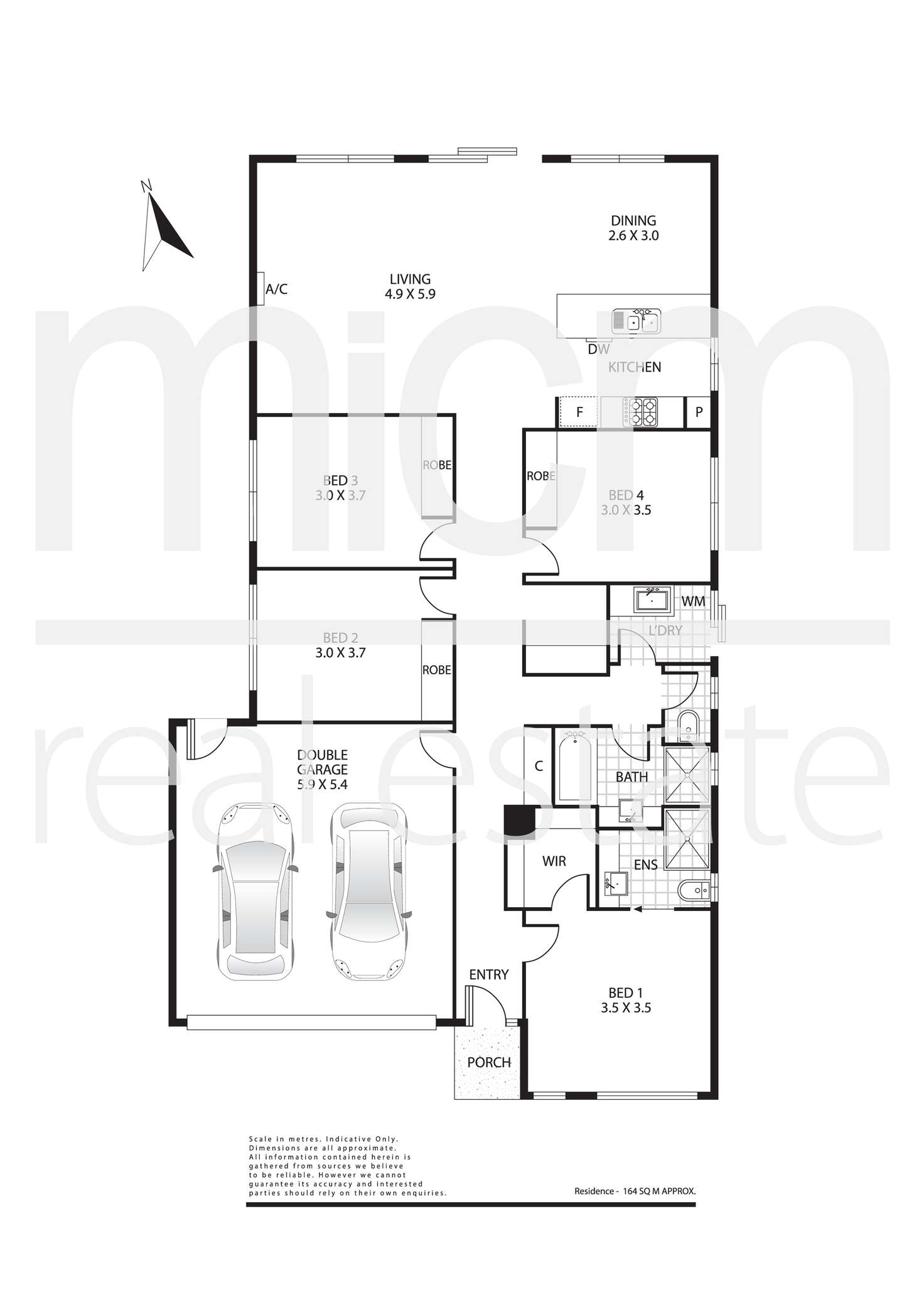 Floorplan of Homely house listing, 57 Barnstormer Boulevard, Point Cook VIC 3030