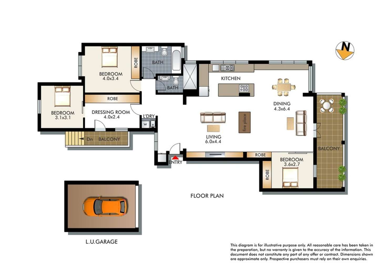 Floorplan of Homely apartment listing, 5/21 Trelawney Street, Woollahra NSW 2025