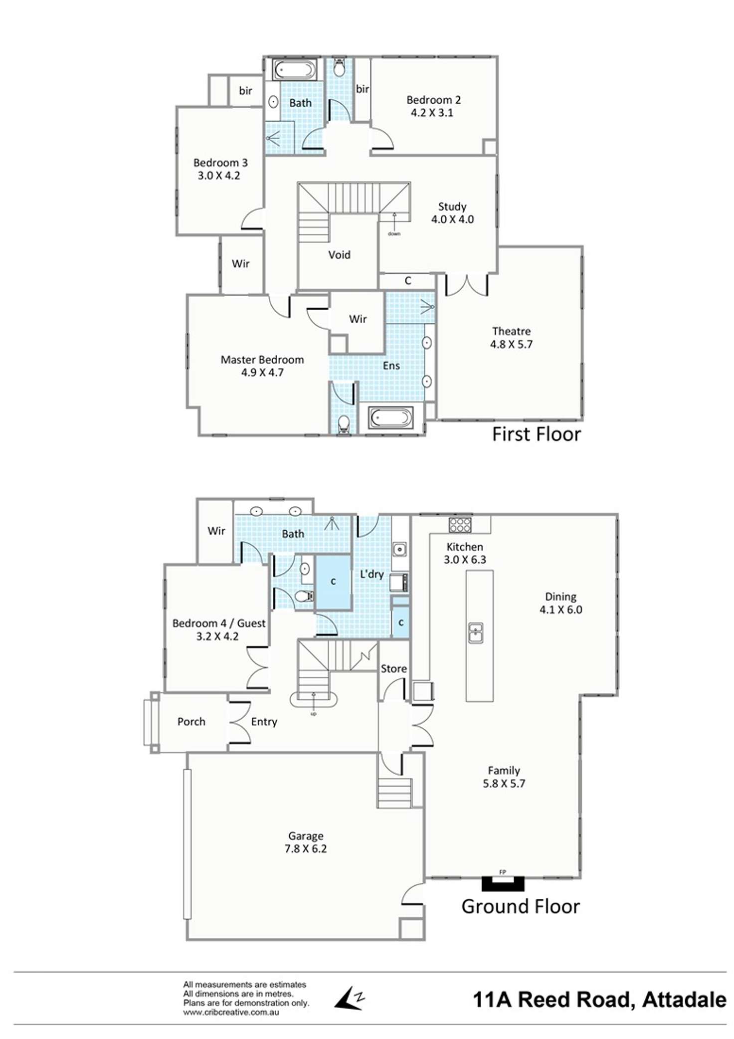 Floorplan of Homely house listing, 11a Reed Road, Attadale WA 6156