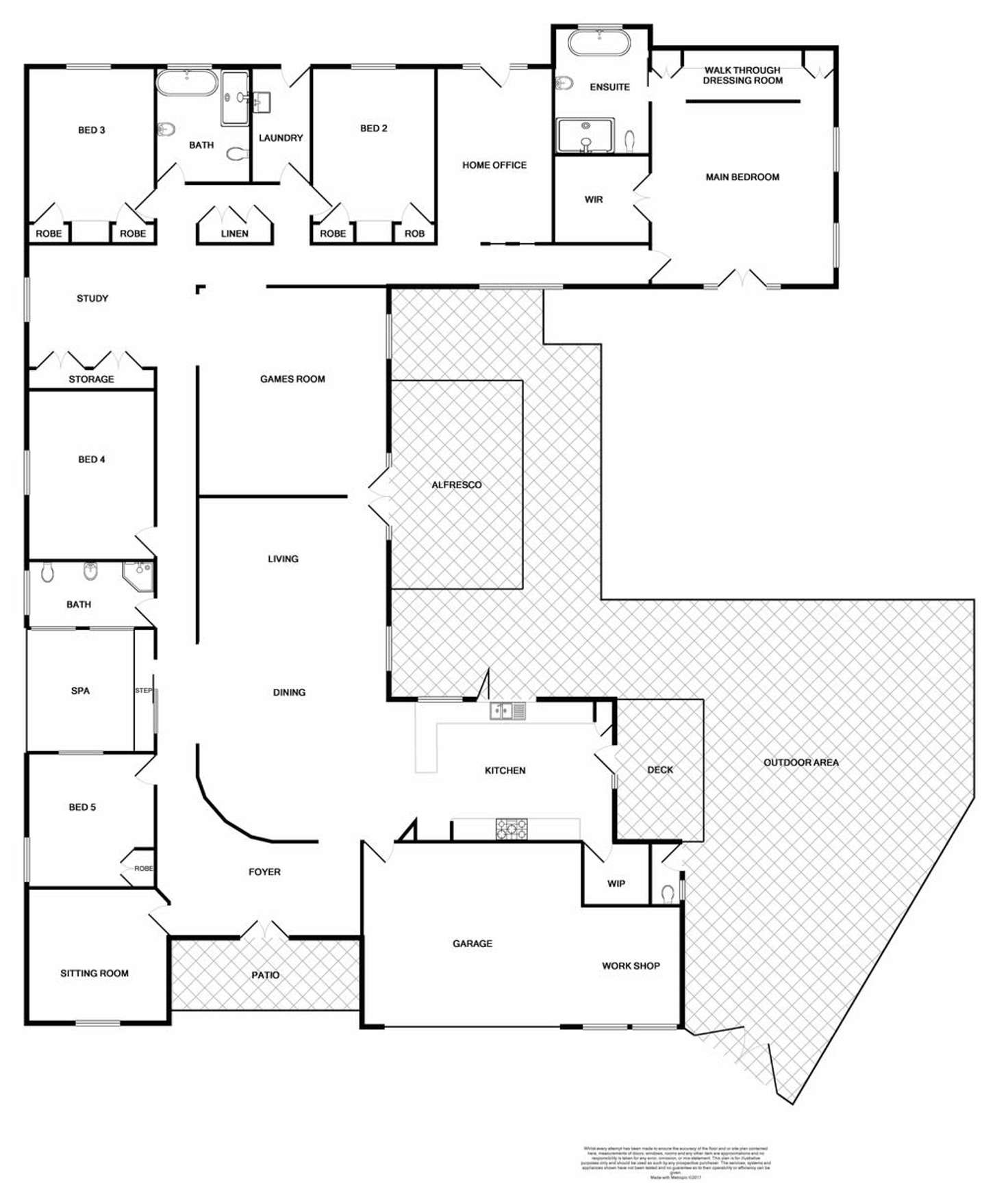 Floorplan of Homely house listing, 9 Berrinda Close, Bolwarra Heights NSW 2320
