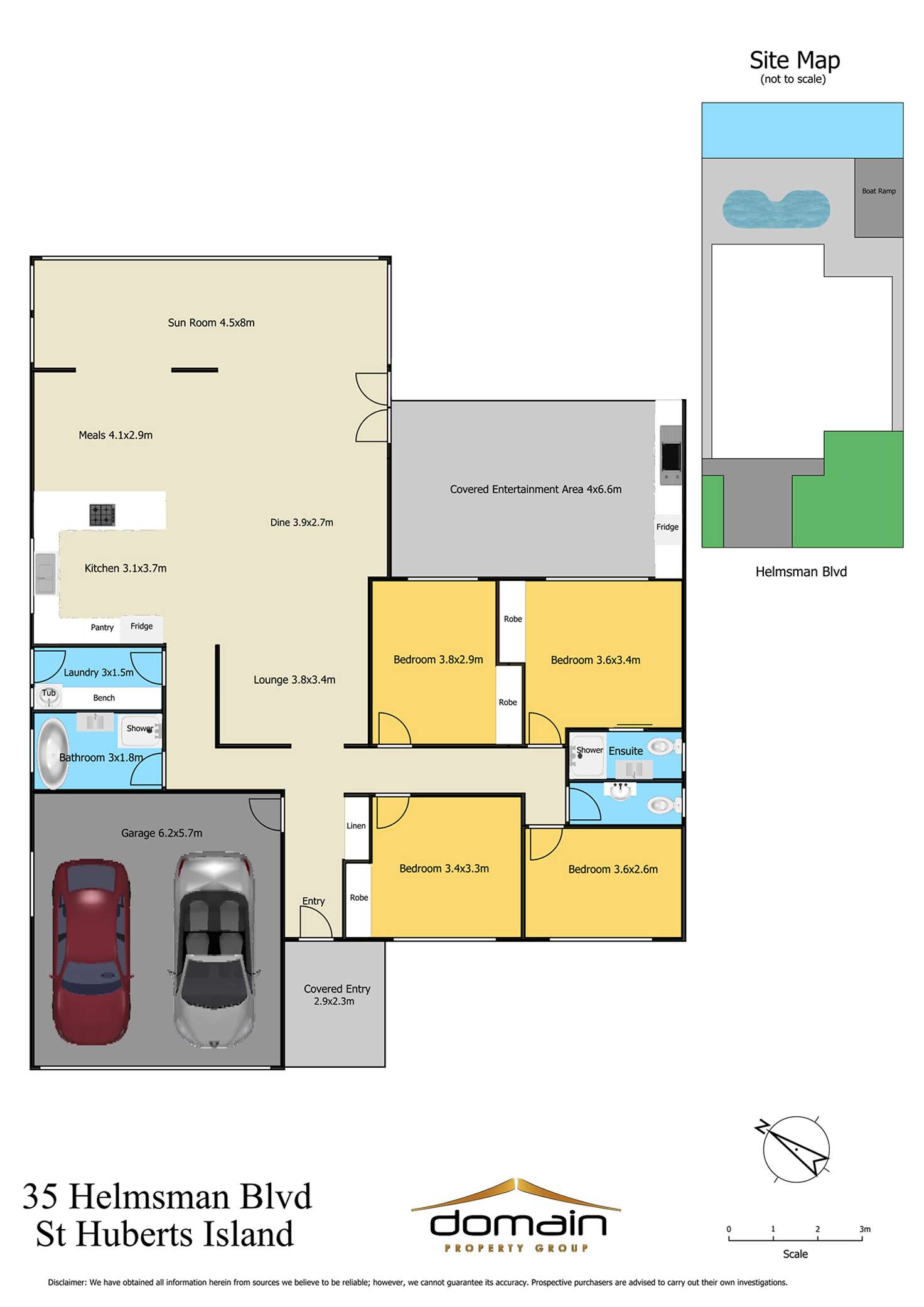 Floorplan of Homely house listing, 35 Helmsman Blvd, St Huberts Island NSW 2257