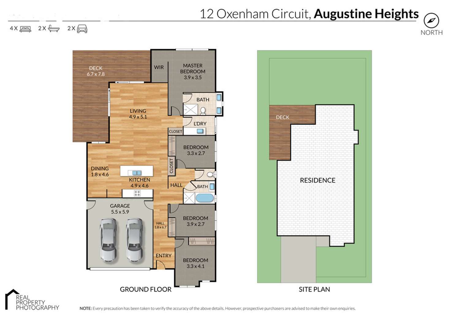 Floorplan of Homely house listing, 12 Oxenham Circuit, Augustine Heights QLD 4300