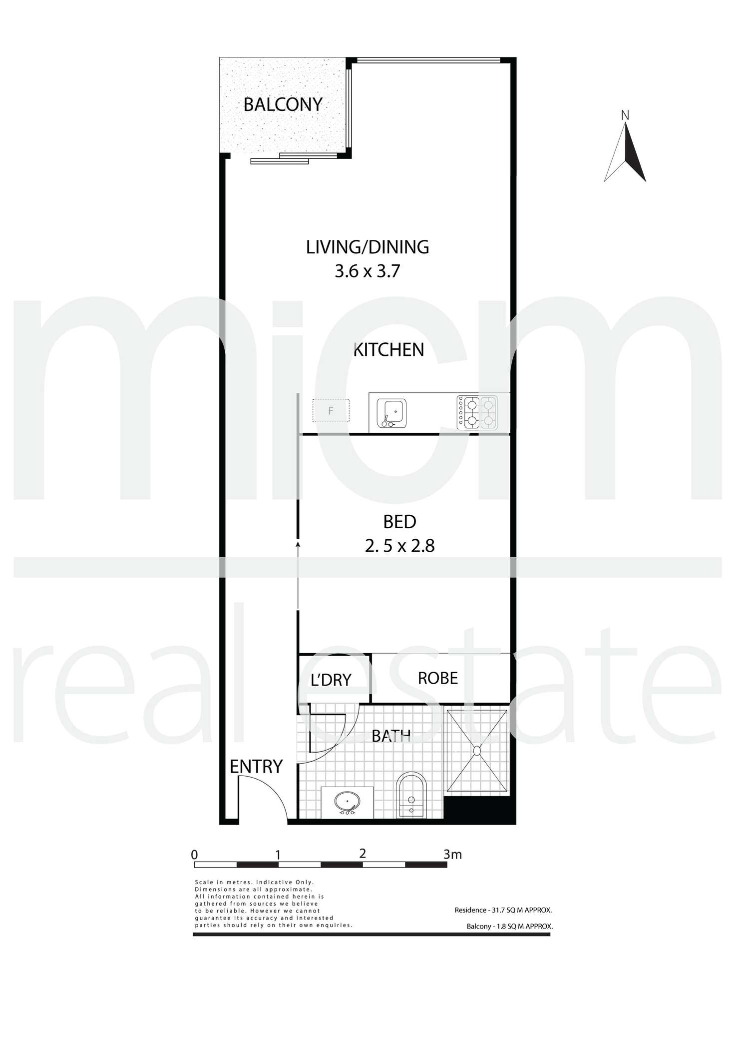 Floorplan of Homely apartment listing, 102/108 Flinders Street, Melbourne VIC 3000