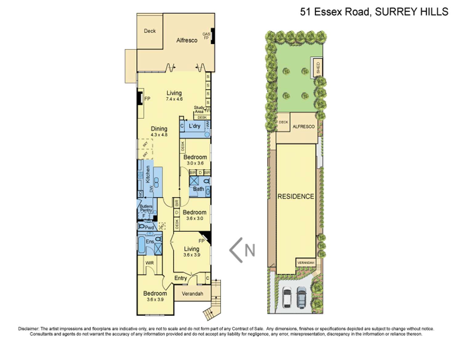 Floorplan of Homely house listing, 51 Essex Road, Surrey Hills VIC 3127