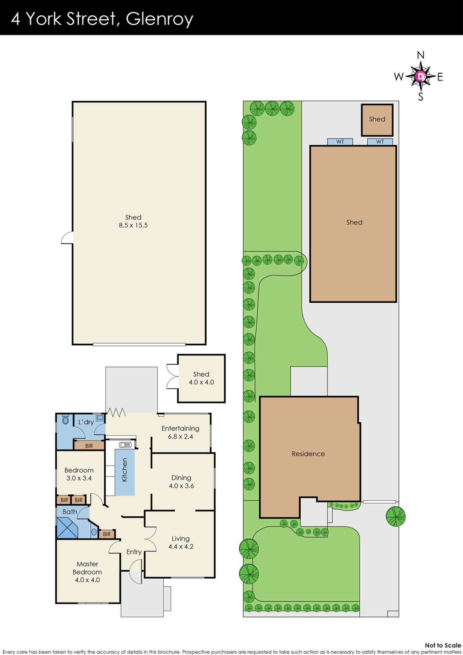 Floorplan of Homely house listing, 4 York Street, Glenroy VIC 3046