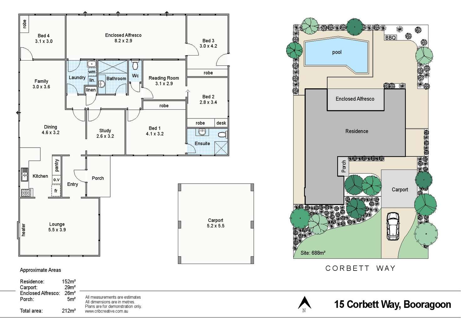 Floorplan of Homely house listing, 15 Corbett Way, Booragoon WA 6154