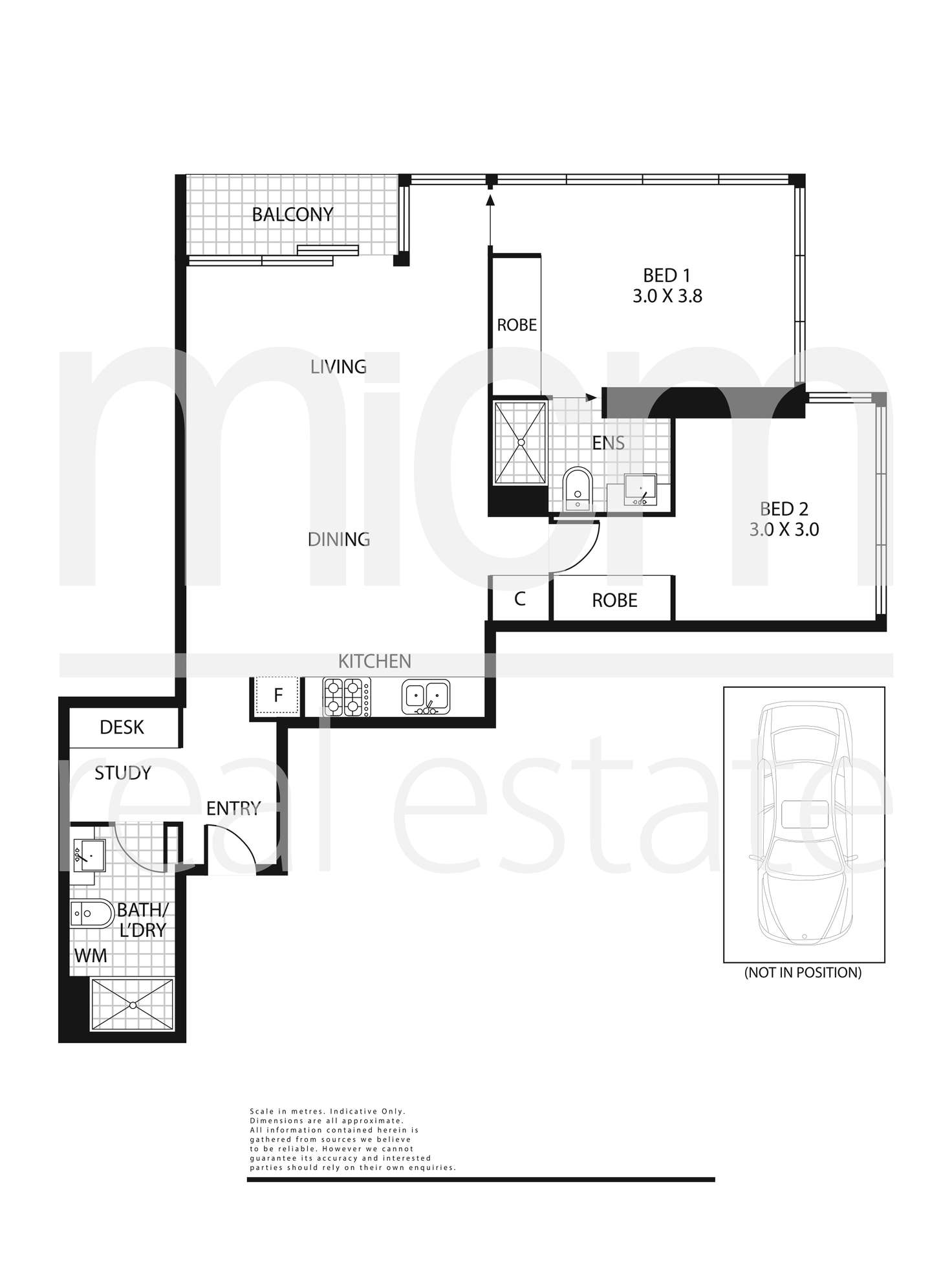 Floorplan of Homely apartment listing, 3013/151 City Road, Southbank VIC 3006