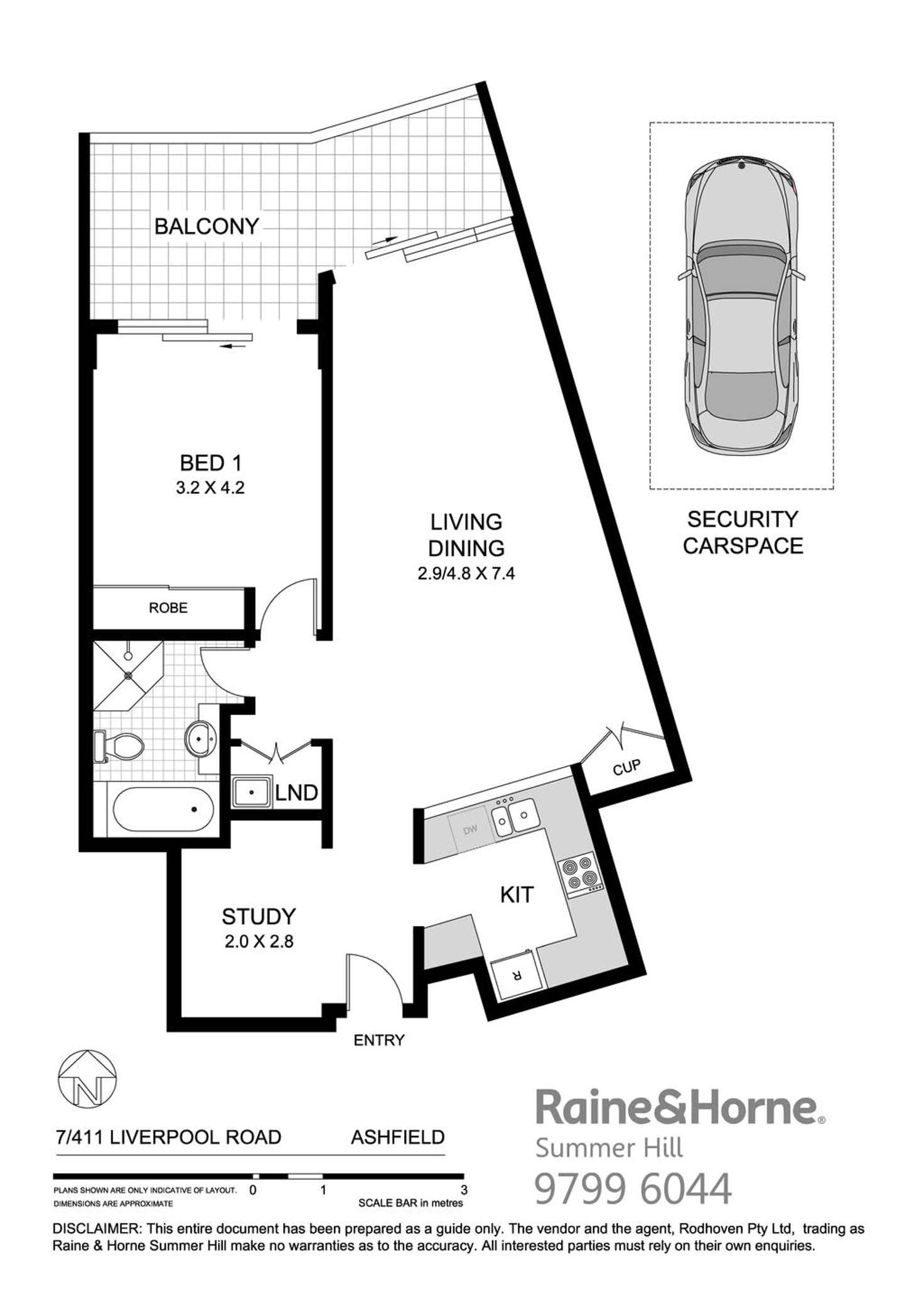 Floorplan of Homely apartment listing, 7/411-415 Liverpool Road, Ashfield NSW 2131