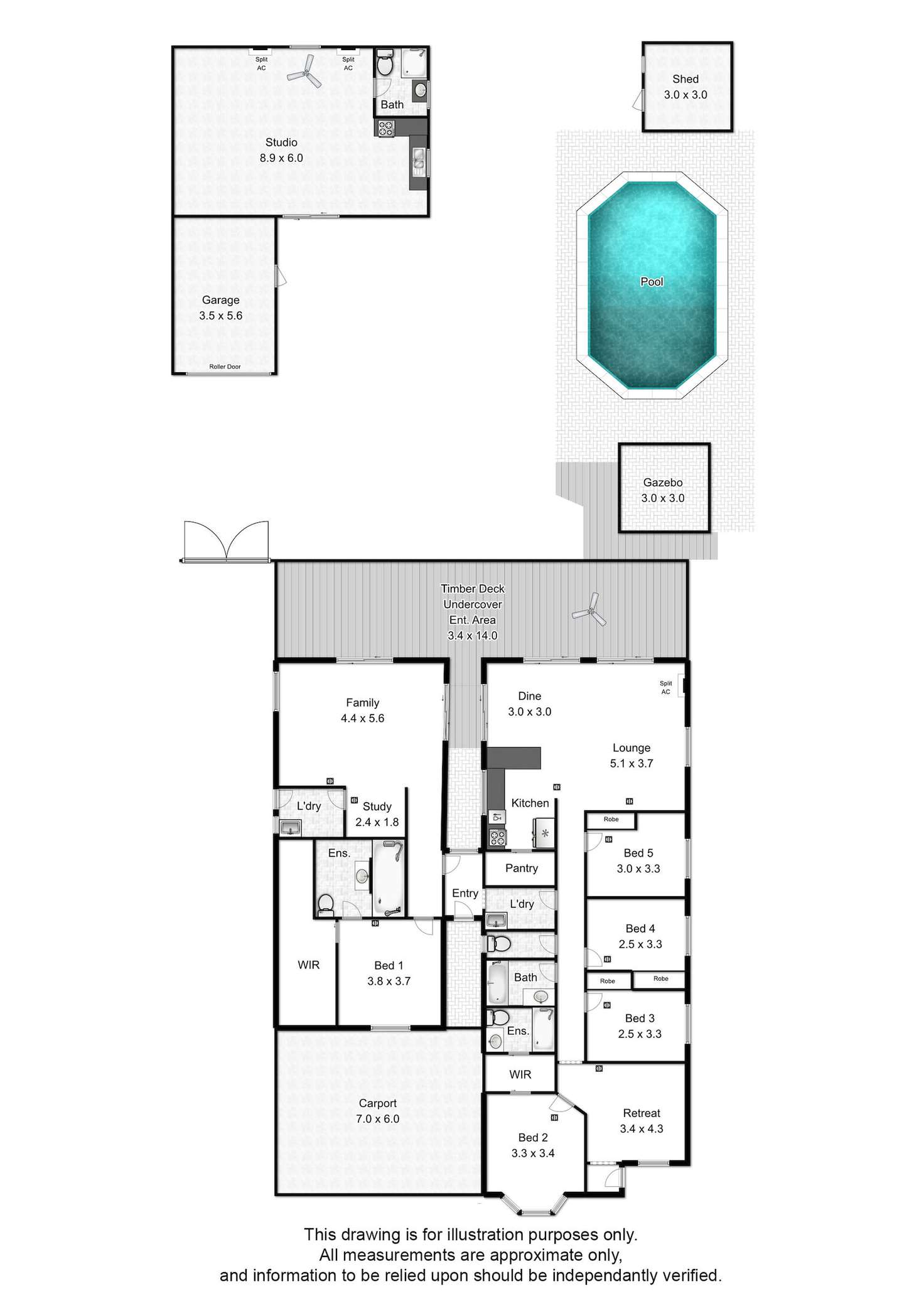 Floorplan of Homely house listing, 15 HAYWOOD COURT, Mount Compass SA 5210