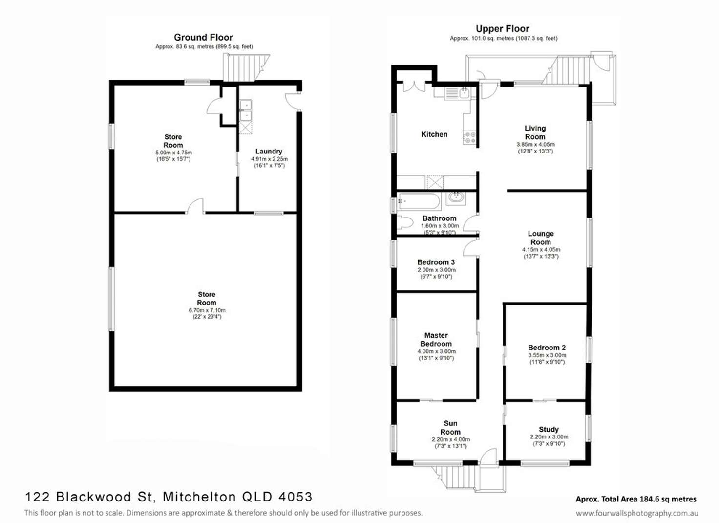Floorplan of Homely house listing, 122 Blackwood Street, Mitchelton QLD 4053