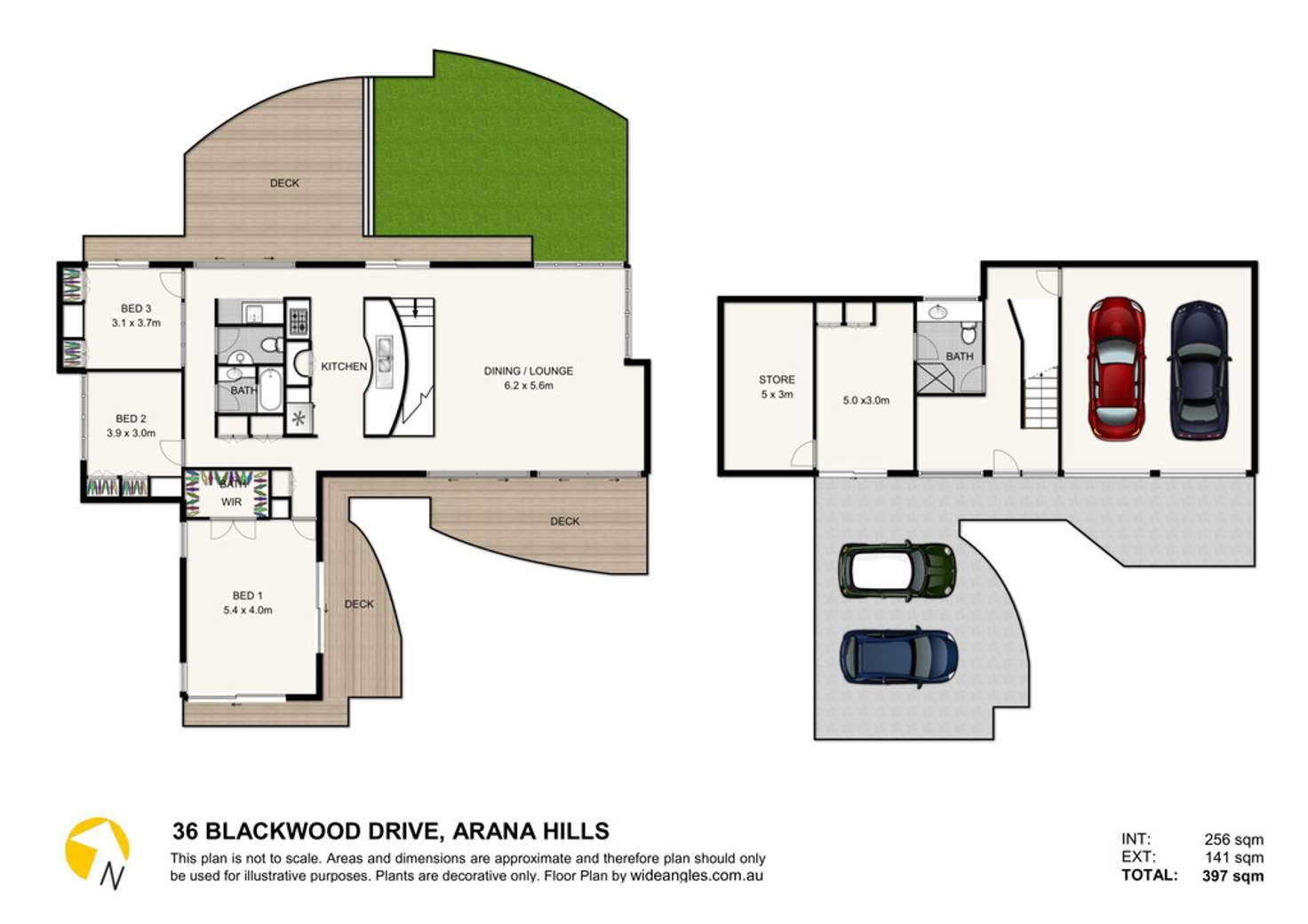 Floorplan of Homely house listing, 36 Blackwood Drive, Arana Hills QLD 4054