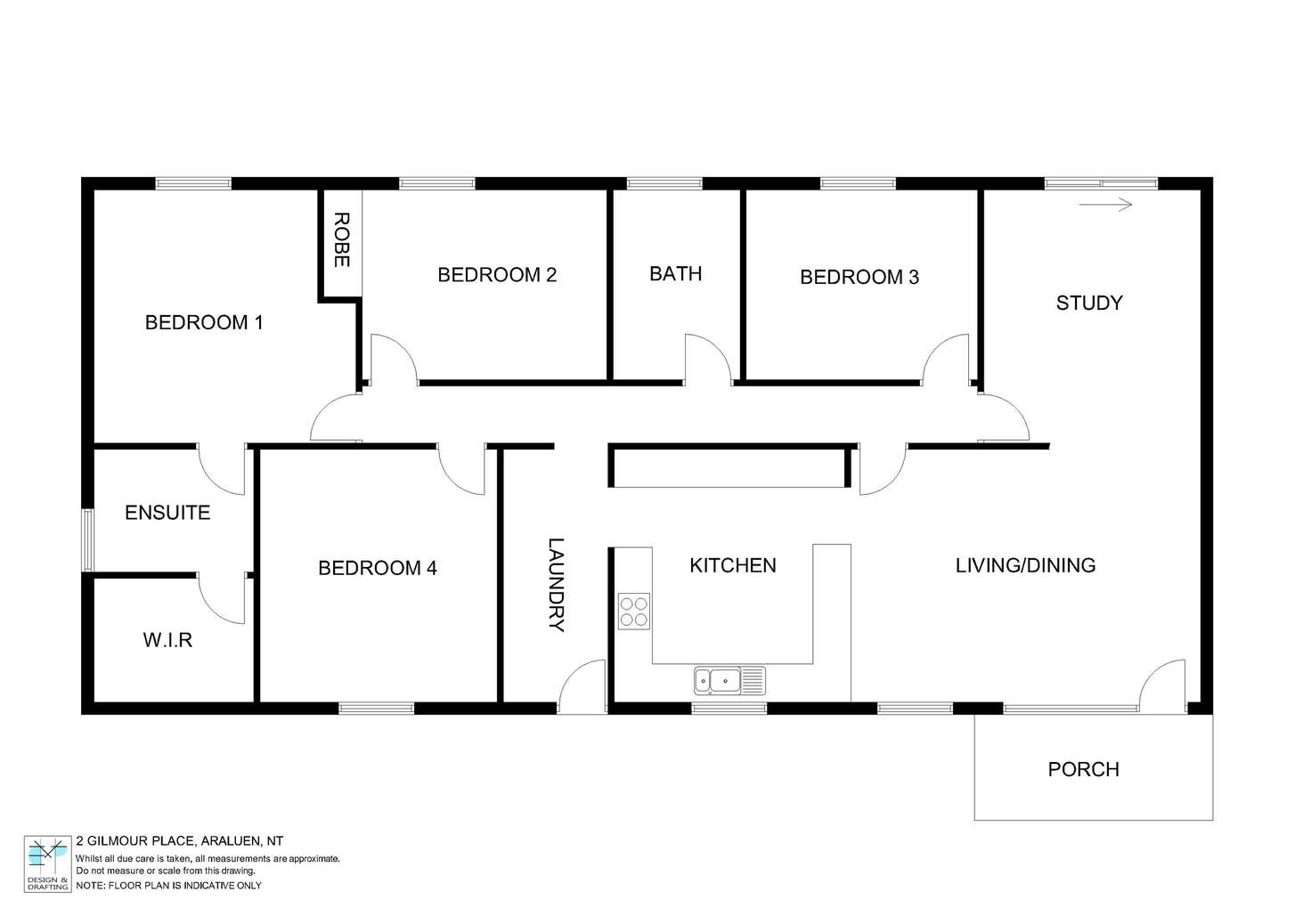 Floorplan of Homely house listing, 2 Gilmour Place, Araluen NT 870