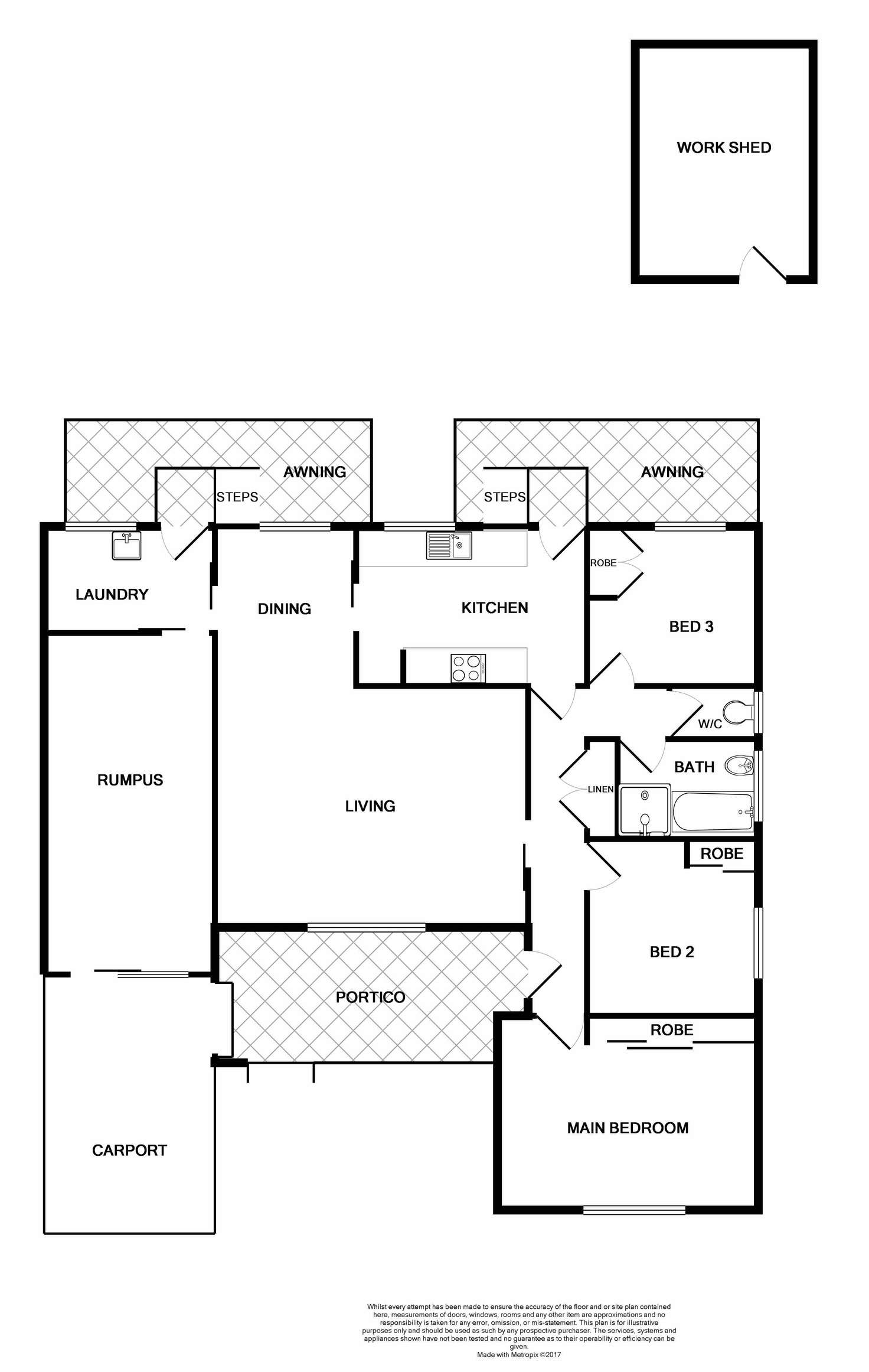 Floorplan of Homely house listing, 21 Enright St, Beresfield NSW 2322