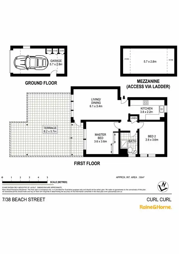 Floorplan of Homely unit listing, 7/38 Beach Street, Curl Curl NSW 2096