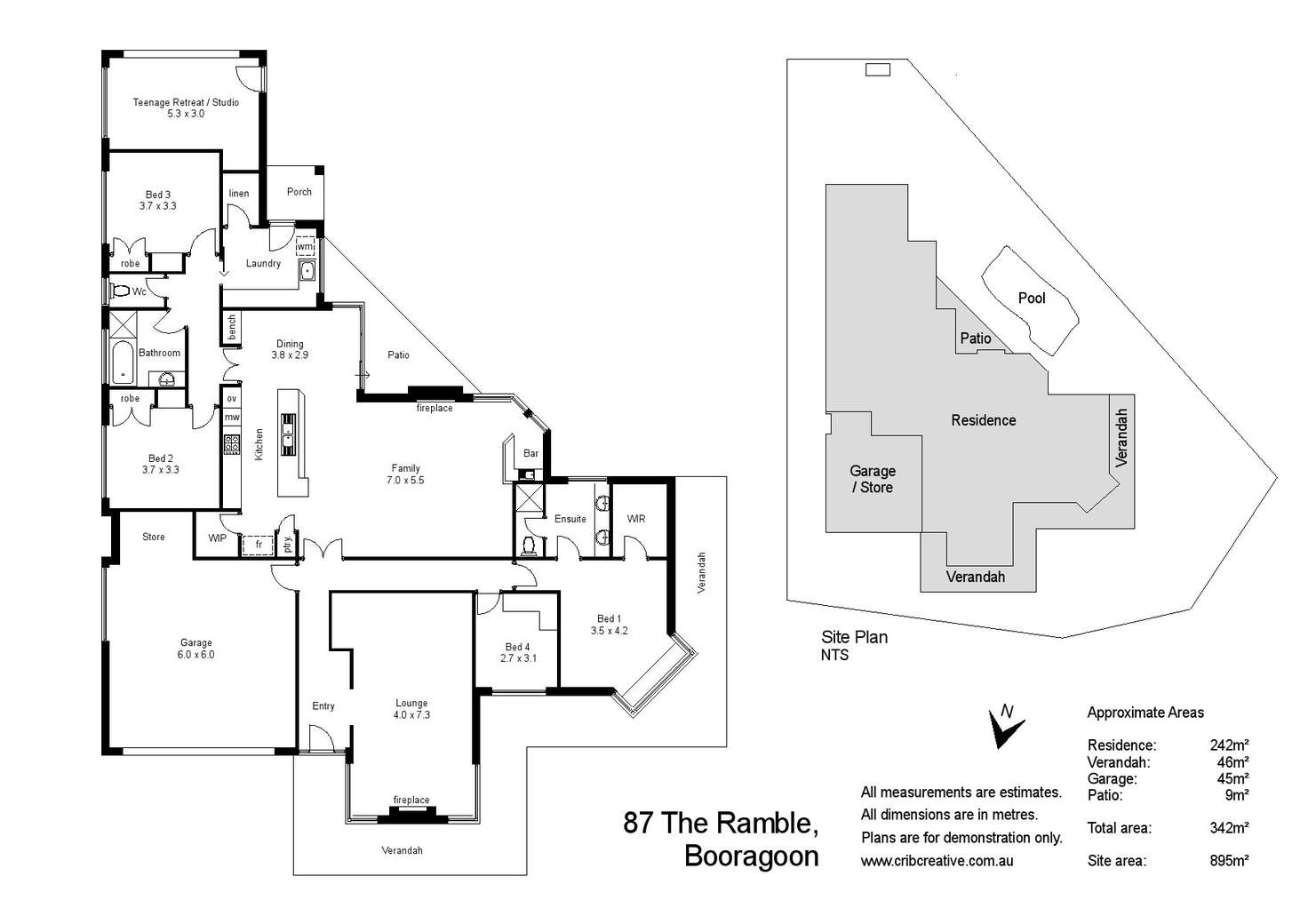 Floorplan of Homely house listing, 87 The Ramble, Booragoon WA 6154