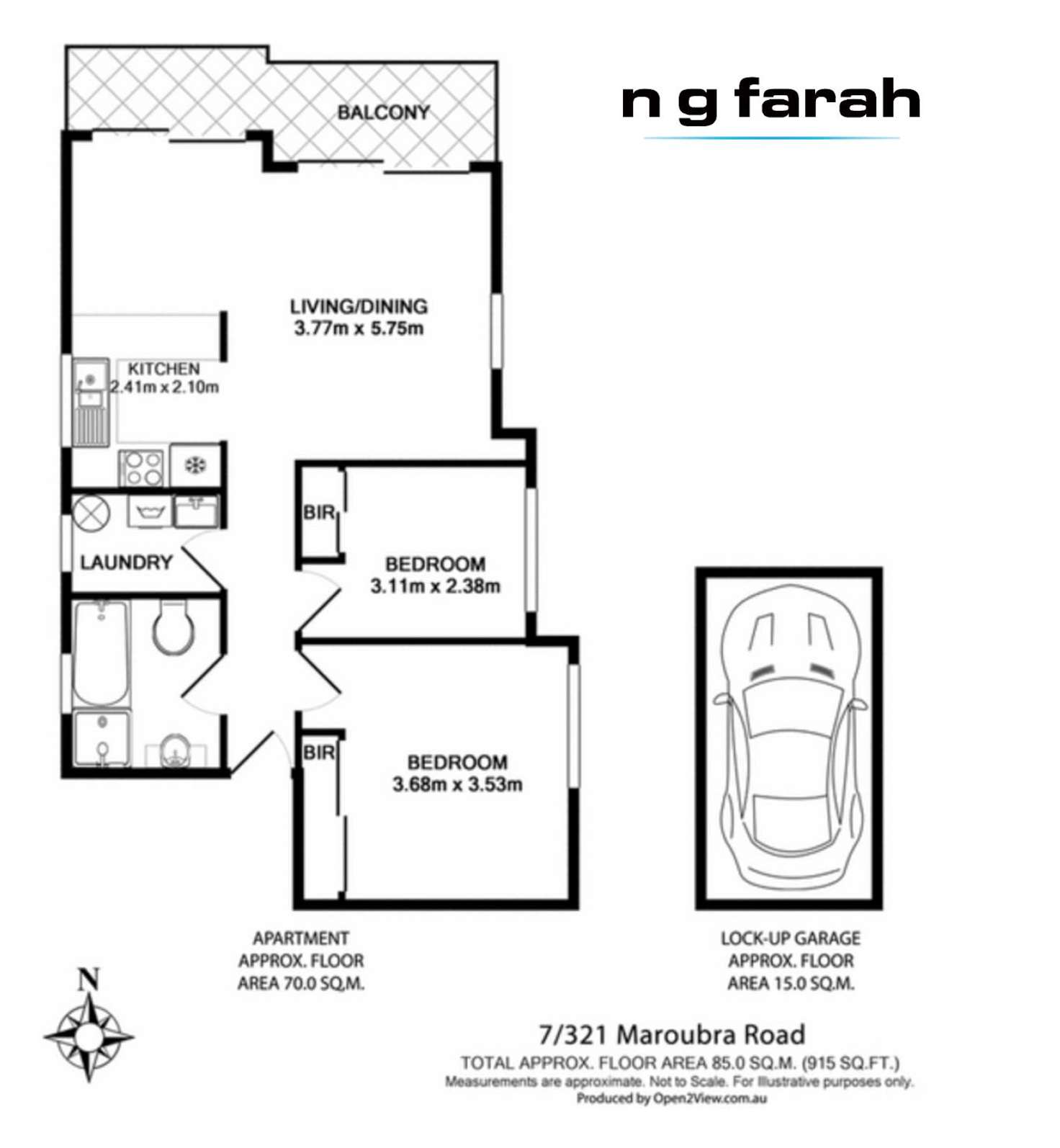 Floorplan of Homely apartment listing, 7/321 Maroubra Road, Maroubra NSW 2035