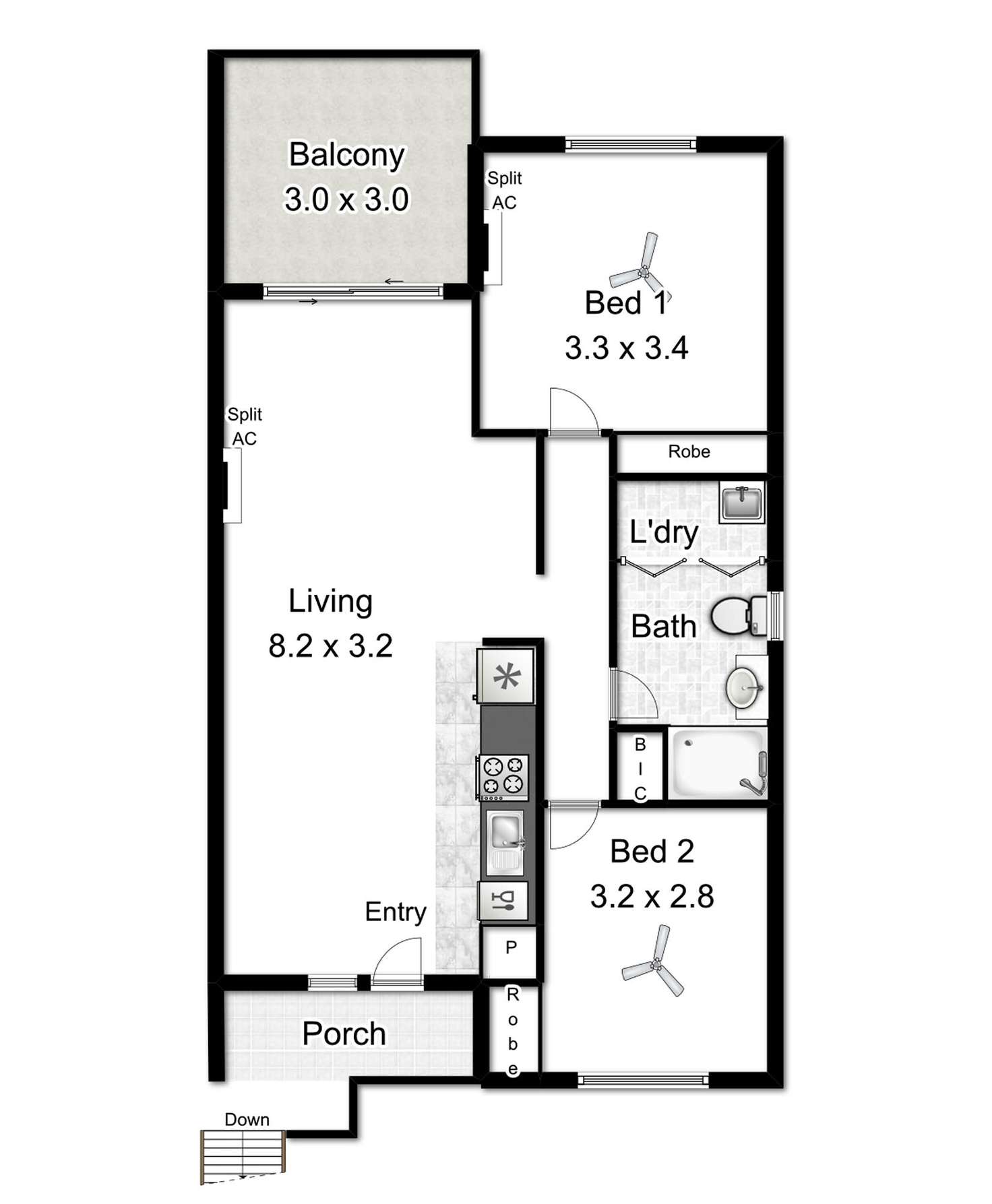 Floorplan of Homely unit listing, 6 / 7-21 Angle Road, Angle Park SA 5010