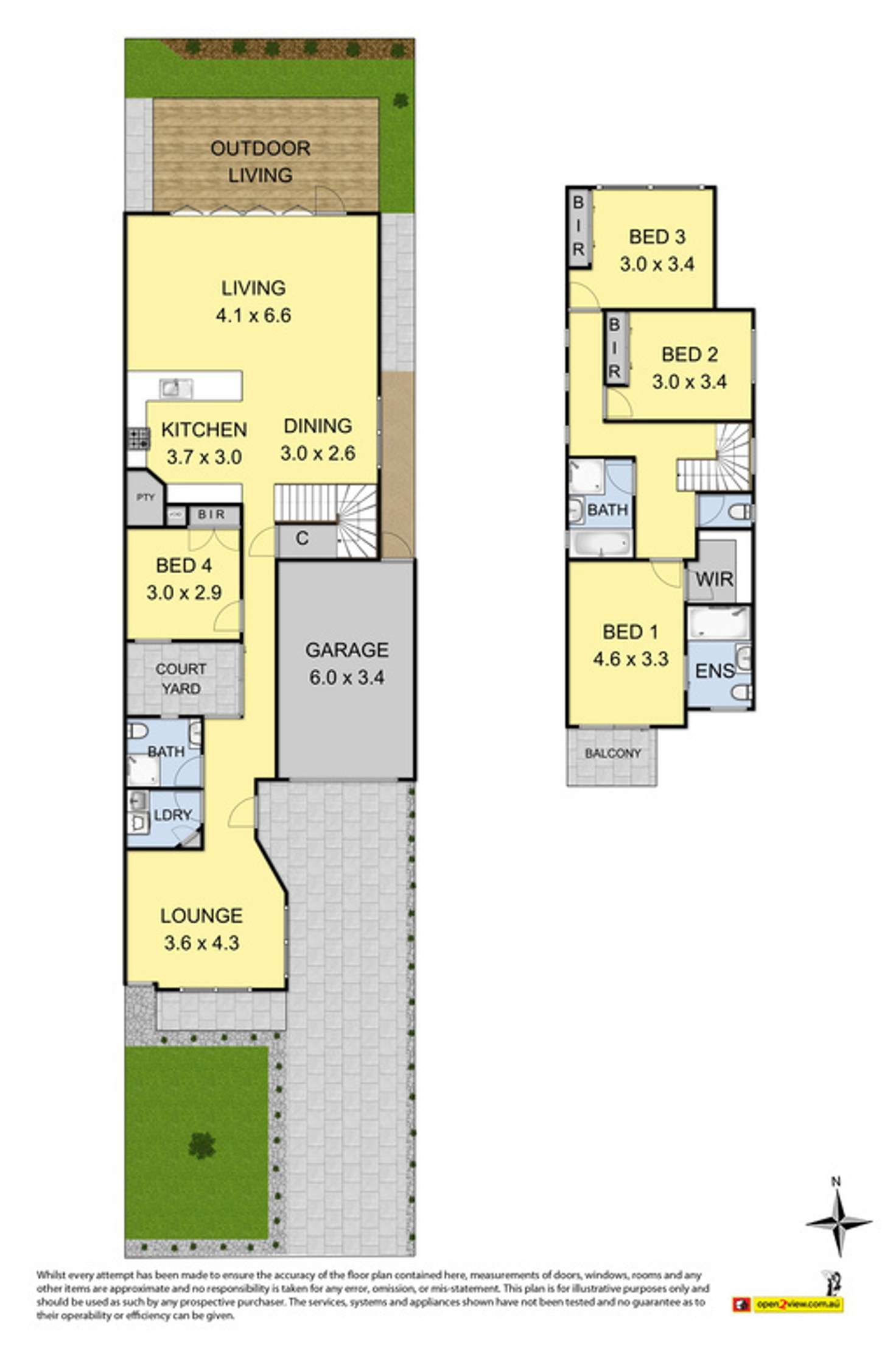 Floorplan of Homely townhouse listing, 26 Croker Street, Newport VIC 3015