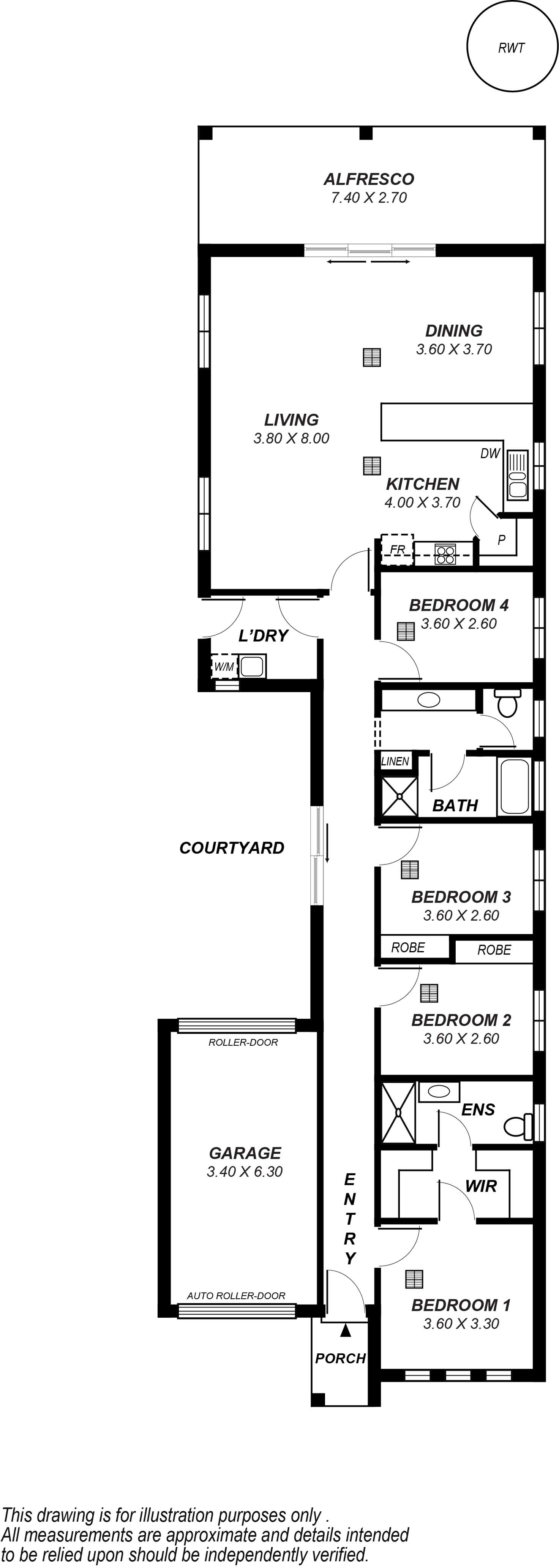 Floorplan of Homely house listing, 34 Rosella Rise, Mannum SA 5238