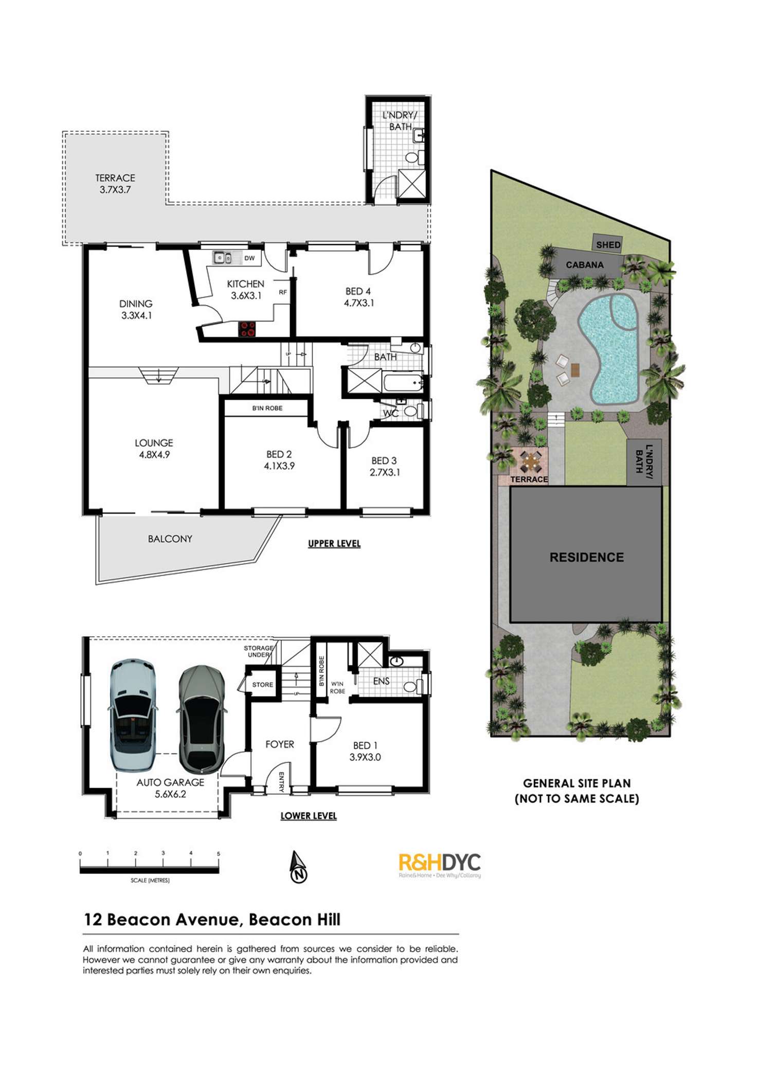 Floorplan of Homely house listing, 12 Beacon Avenue, Beacon Hill NSW 2100