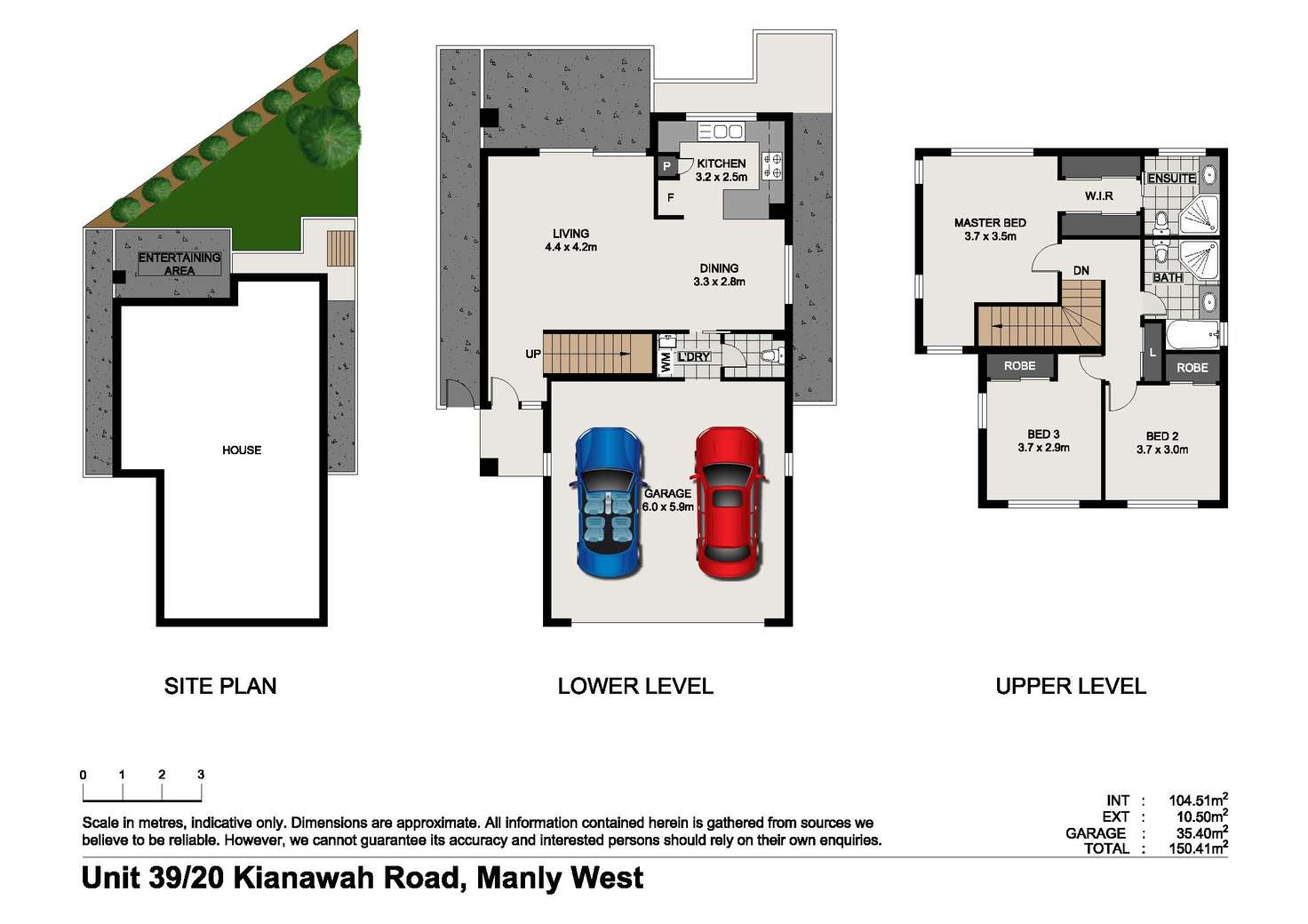 Floorplan of Homely townhouse listing, 39 / 20 Kianawah Road, Manly West QLD 4179